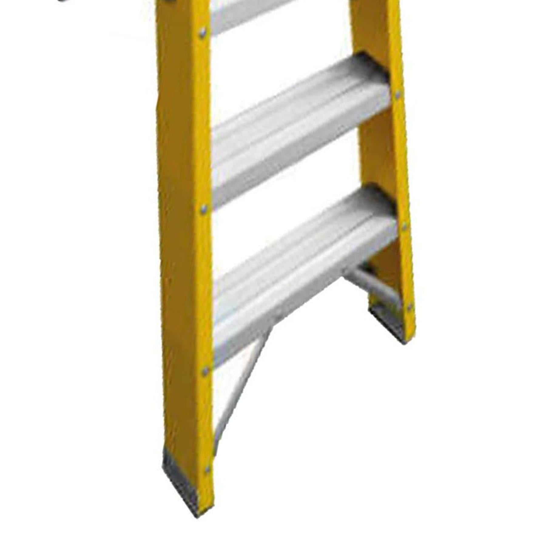 Dapetz PRo 6 Tread GRP Fibreglass Builders Step Ladder 1.58m, 150 Kg, Made In Uk