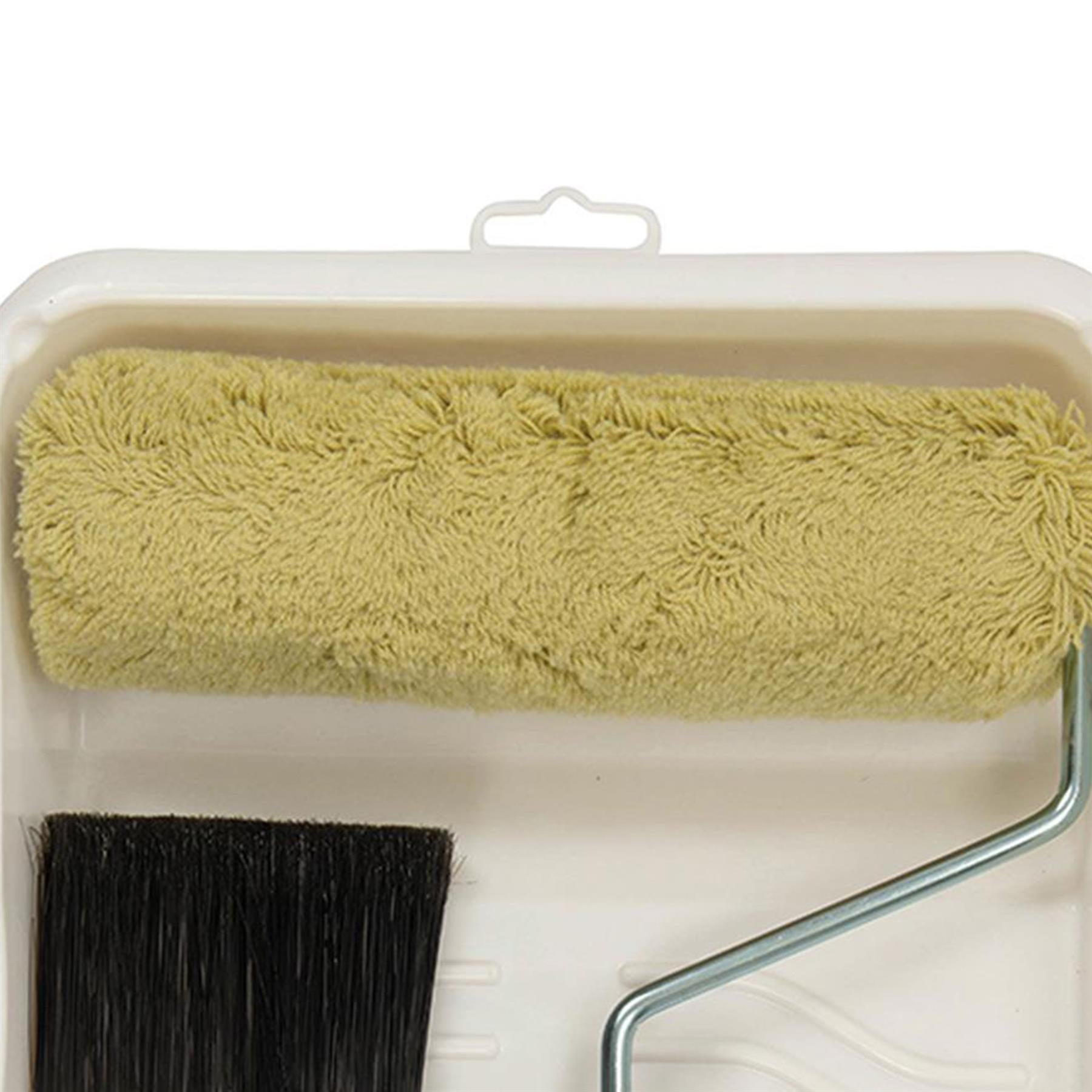 Masonry Roller Set 3Pc Extra Long Pile Acrylic Roller With Woven Fabric