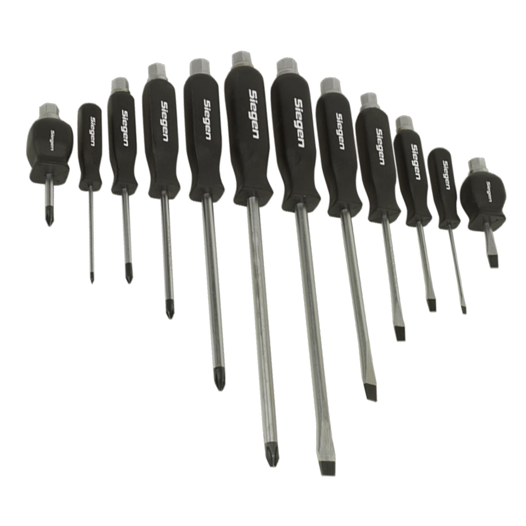 Sealey Screwdriver Set 12pc Hammer-Thru