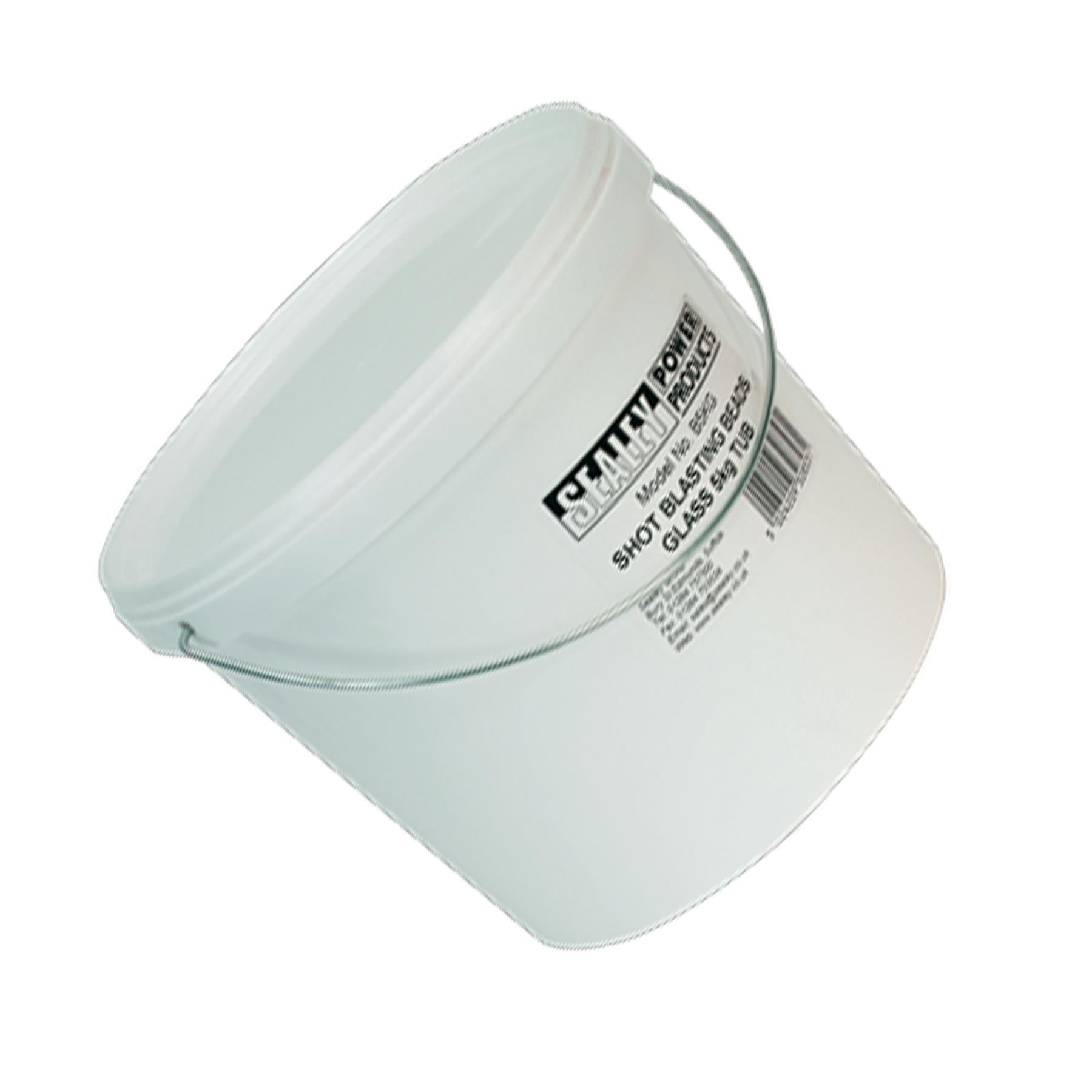 Sealey Shot Blasting Beads Glass 5kg Plastic Tub