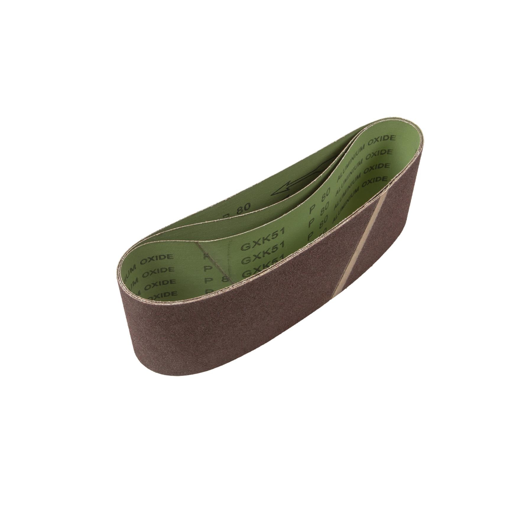 Sealey Sanding Belt 100 x 610mm 80Grit - Pack of 3