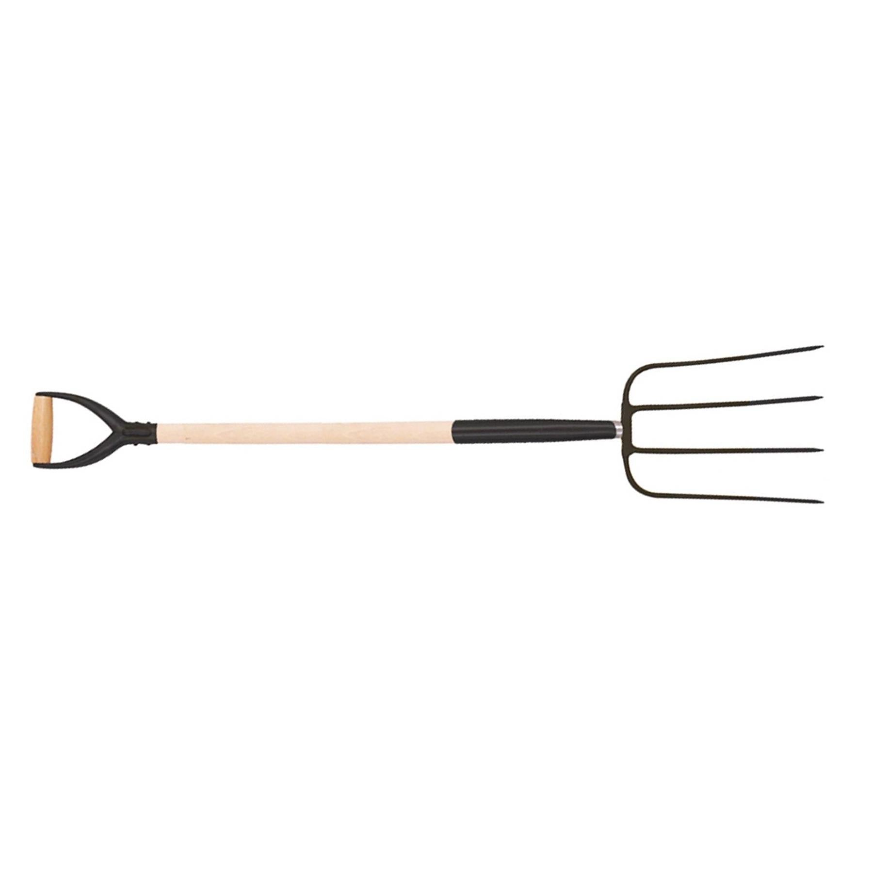 Muck Fork 1100mm Gardening Tool Head L X W: 330 X 195mm Head Weight 0.9Kg