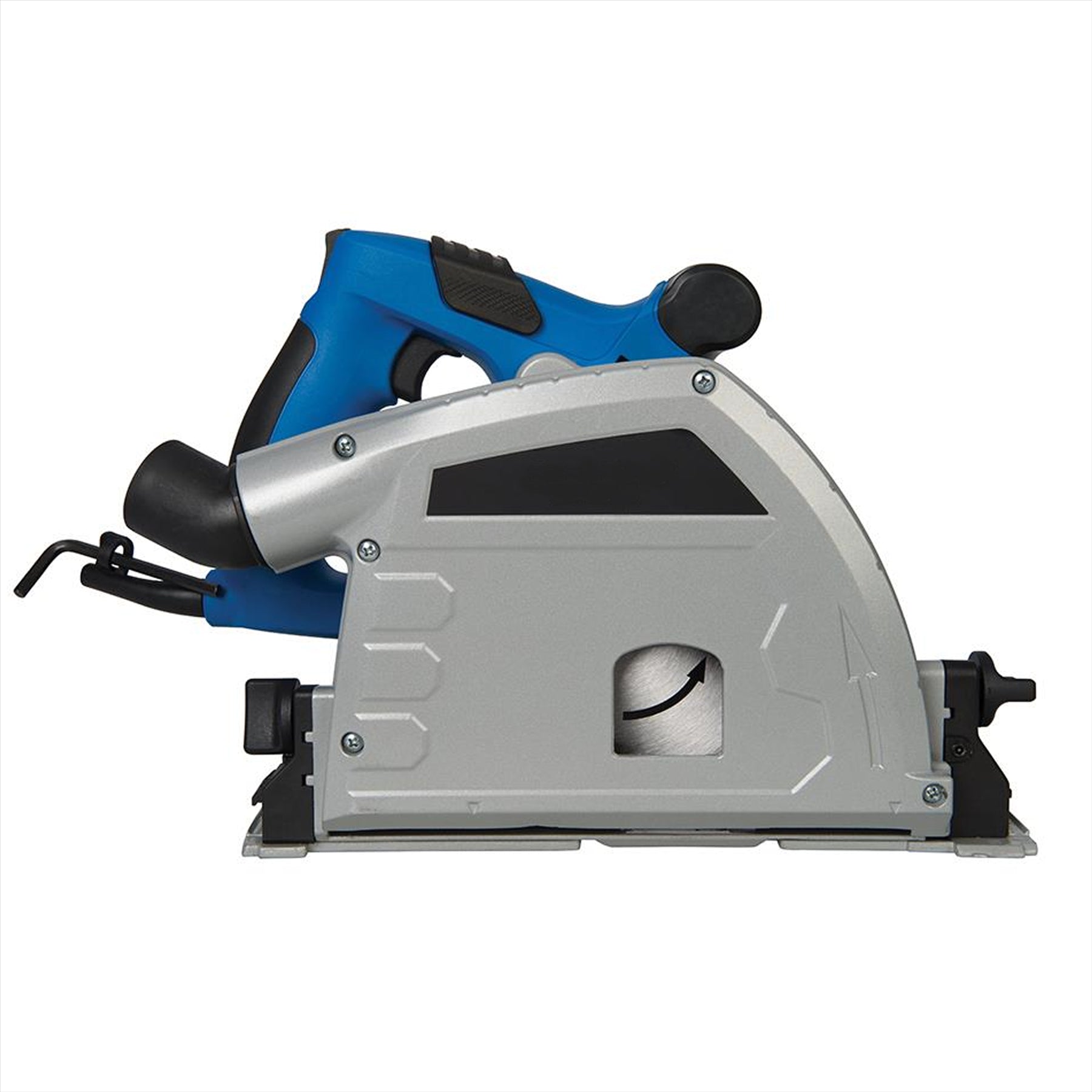 Plunge Tracksaw 1200W 165 X 20mm Blade 24T Soft Grip & Non-Slip Base 5200Rpm