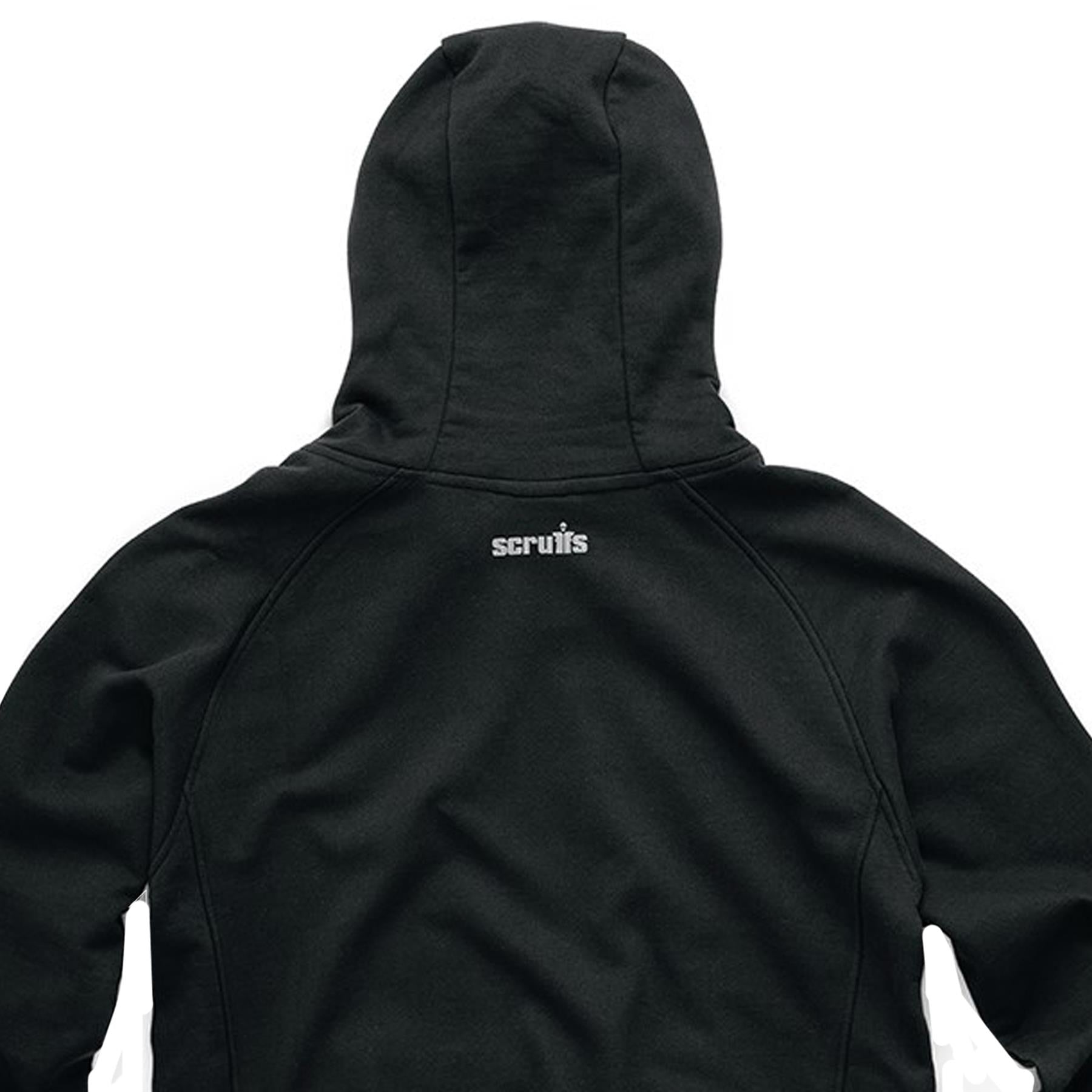 Scruffs Eco Hoodie Trade Work Hoodie Black Men's Hooded Jumper XXL