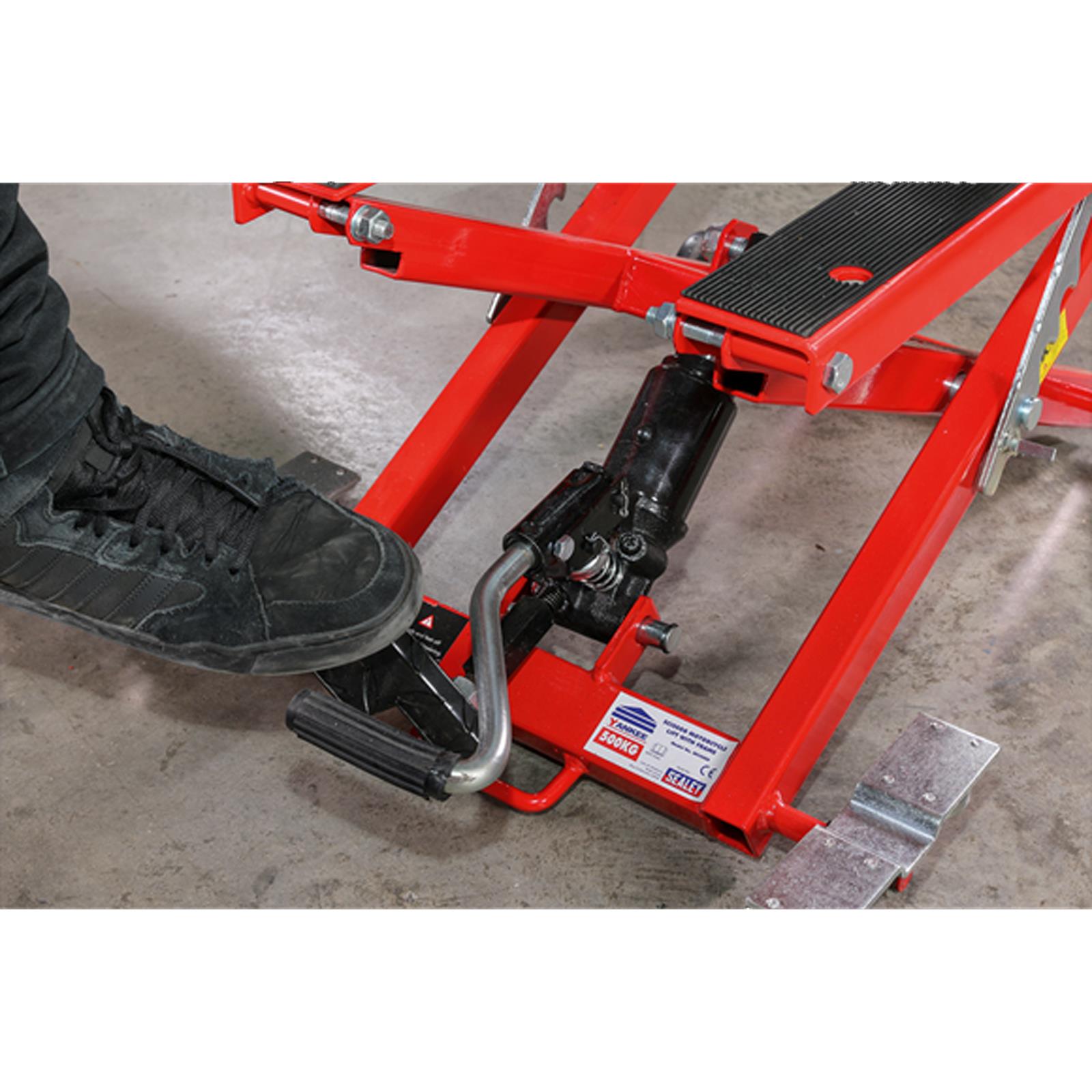 New Sealey MC4500 Hydraulic Motorcycle Bike & Quad Scissor Lift 500kg Capacity