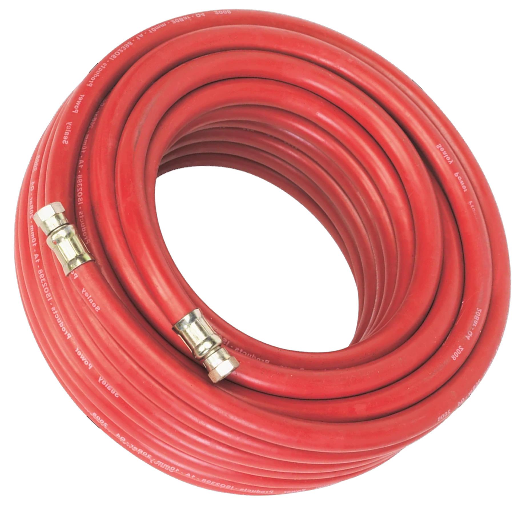 Sealey Air Hose 20m x 10mm with 1/4"BSP Unions