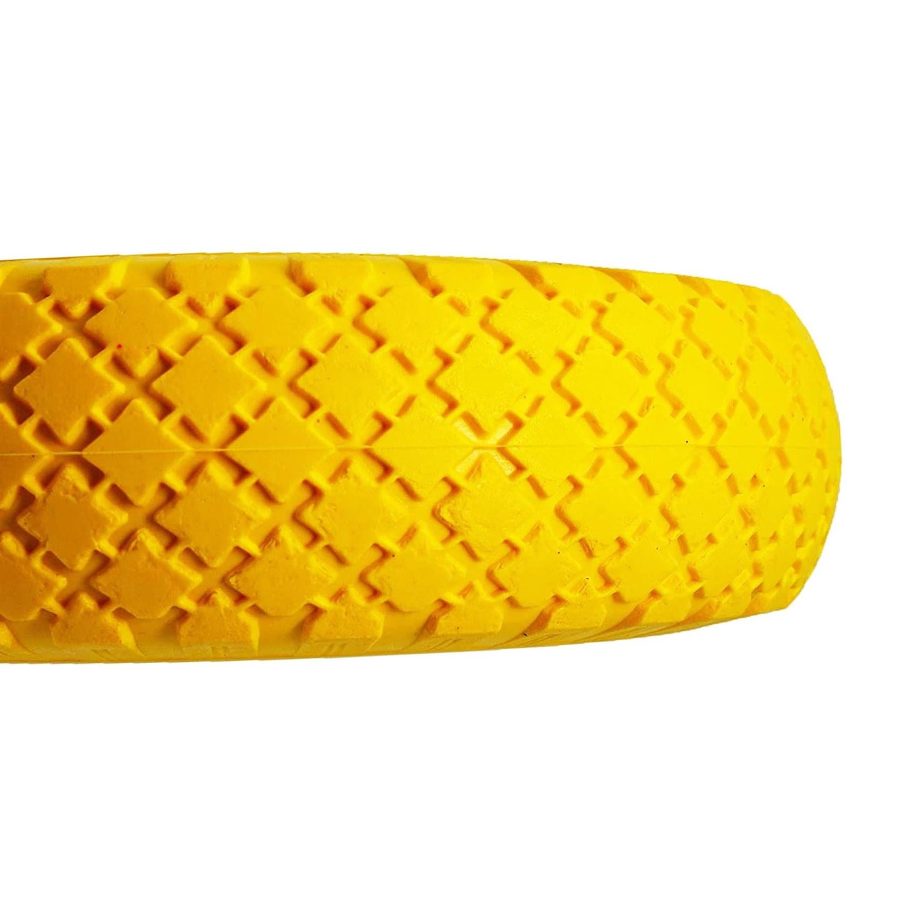 10" Yellow Puncture Burst Proof Sack Truck Trolley Wheel & Axle