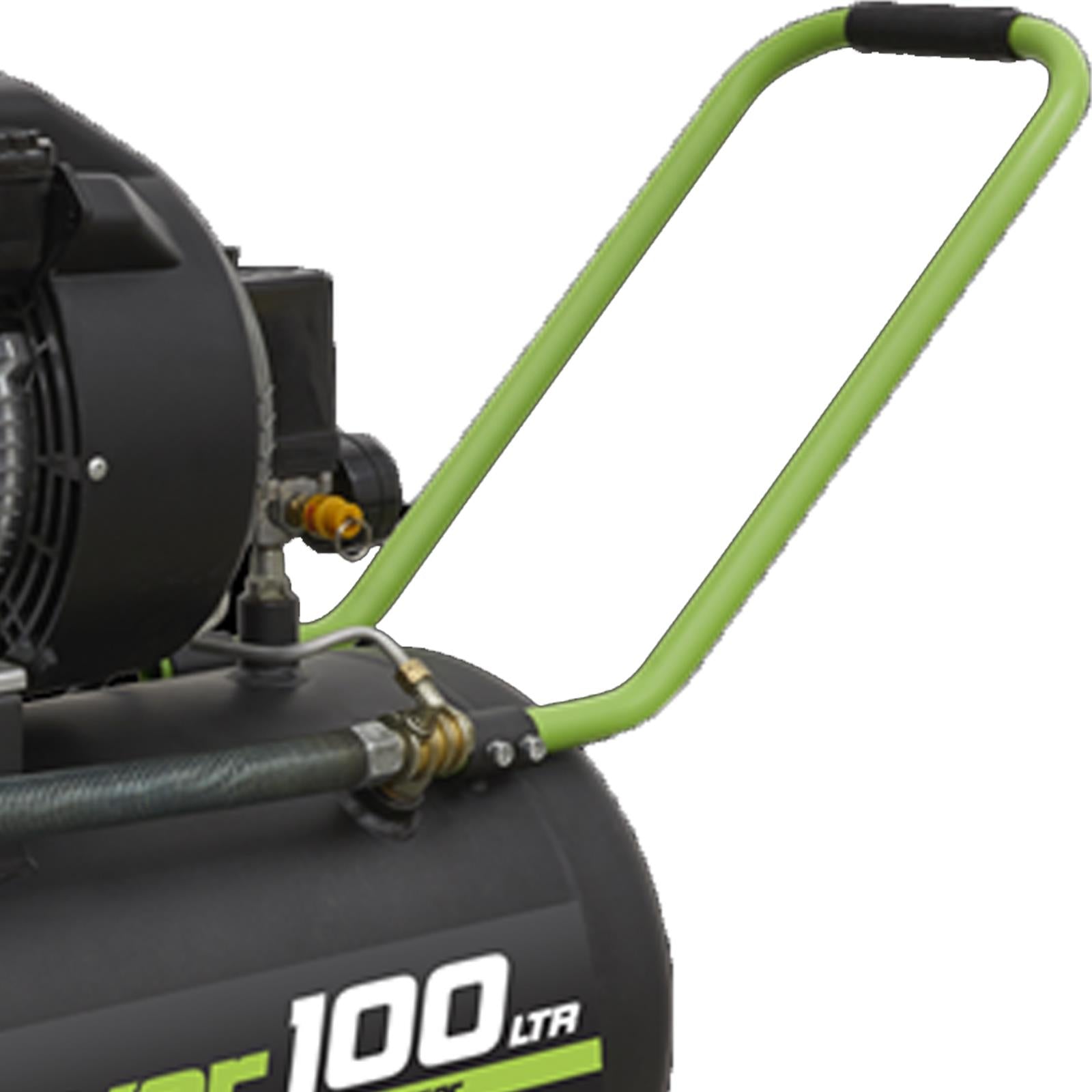 Sealey Tools SAC10030VE 100 Litre 100L 3HP Direct Drive Air Compressor V Twin