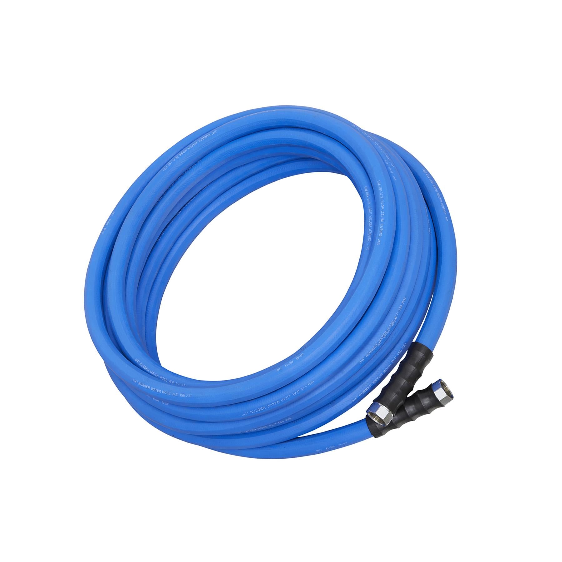 Hot & Cold Rubber Water Hose Hex 19mm 5m Heavy-Duty Sealey