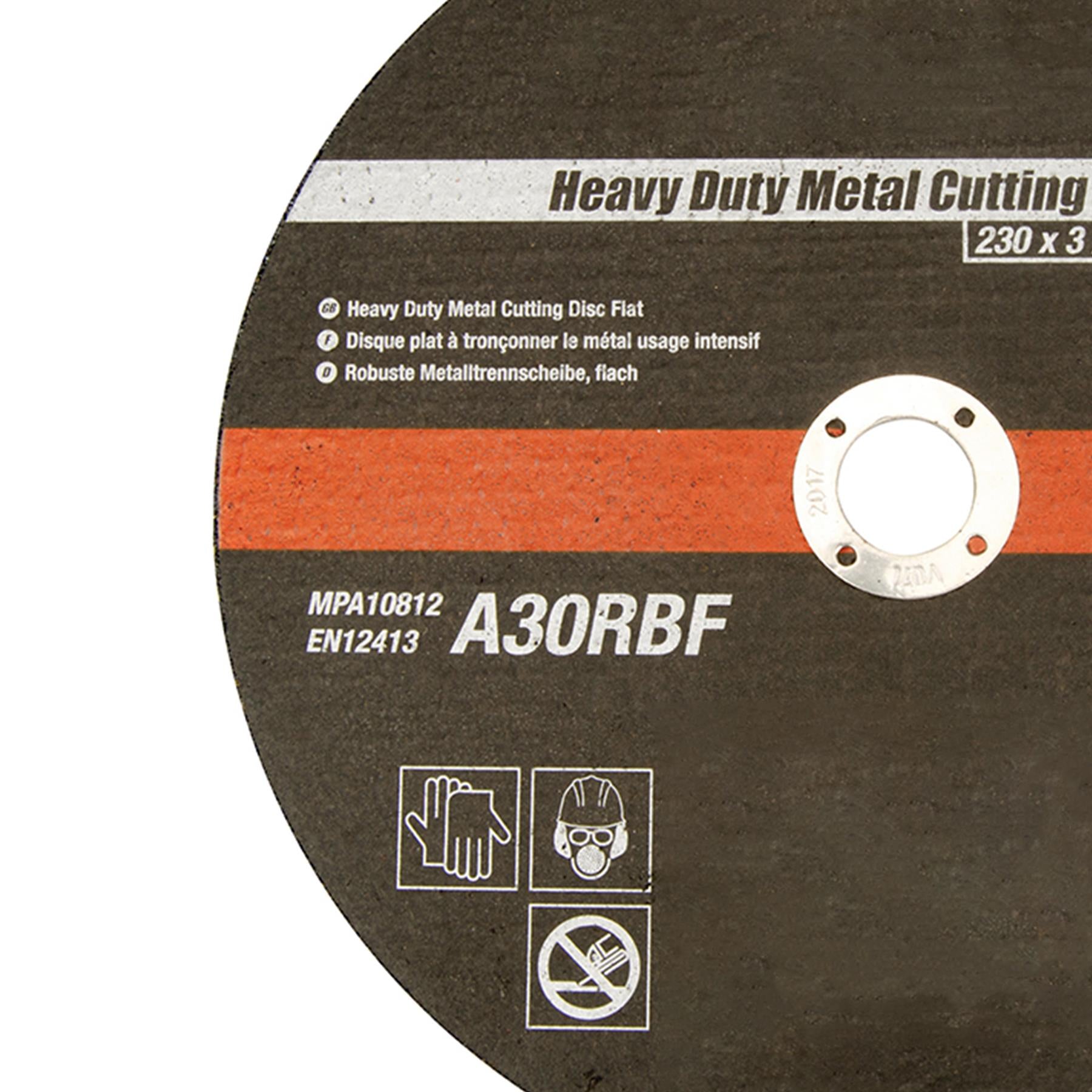 Heavy Duty Metal Slitting Cutting Disc Flat 230 X 3 X 22.23mm Premium Quality