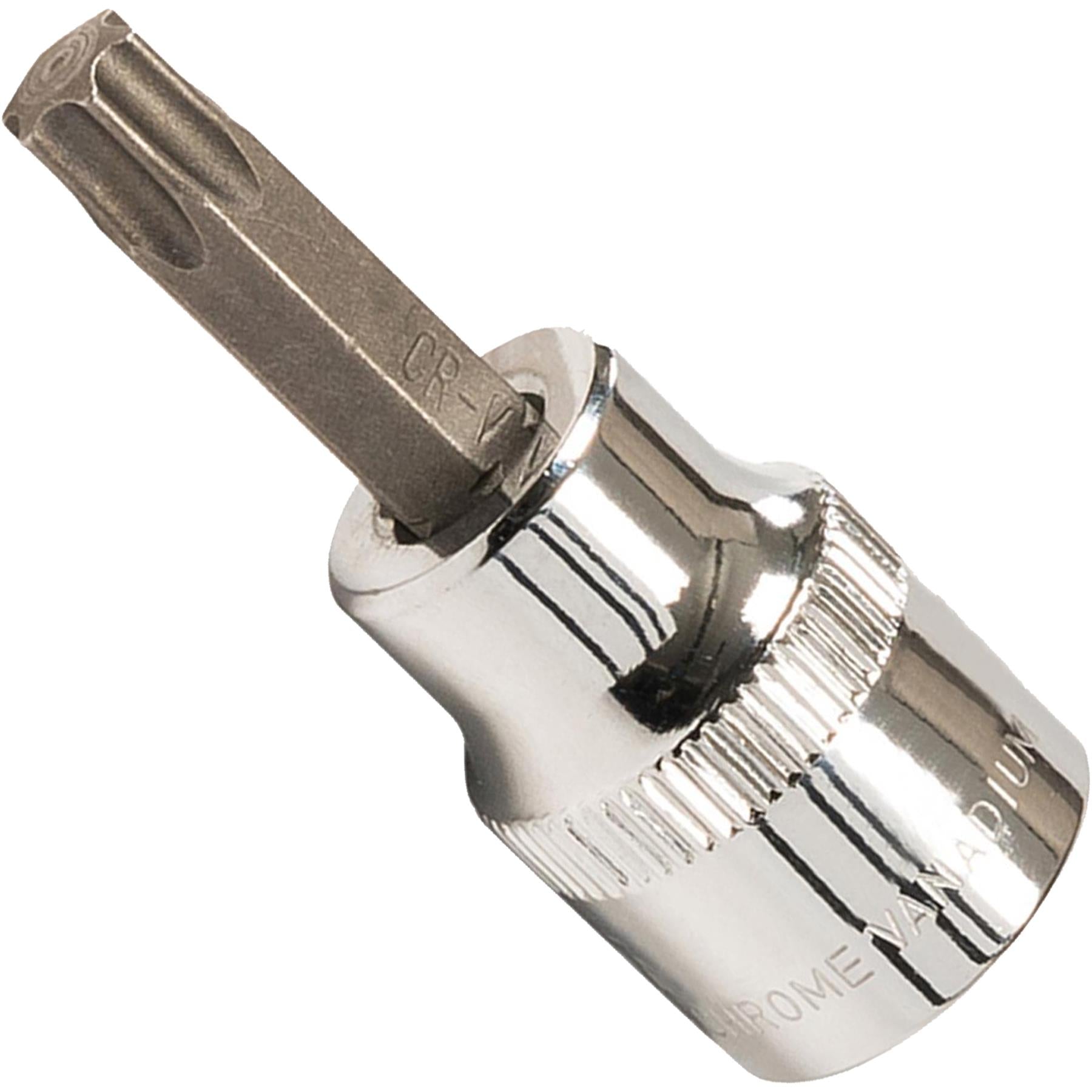 Torx Socket Set 7 Piece 1/4" 3/8" Square Drive T10 T15 T20 T25 T27 T30 T40