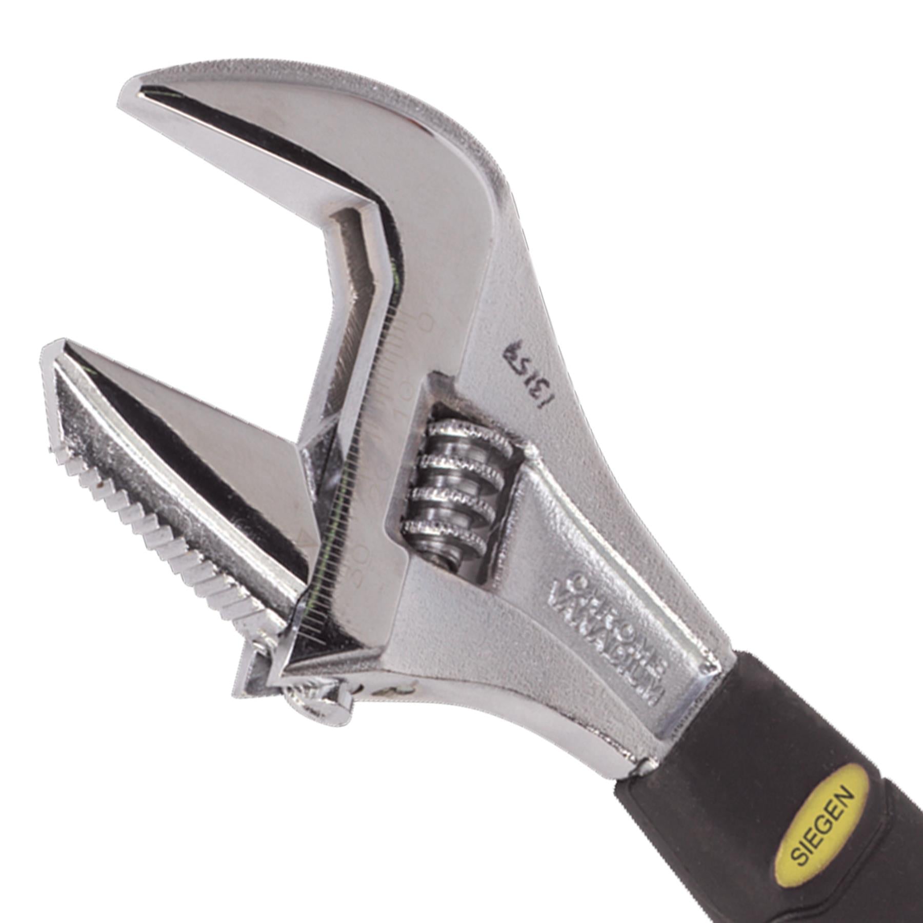 Sealey Adjustable Wrench with Extra-Wide Jaw Capacity 200mm