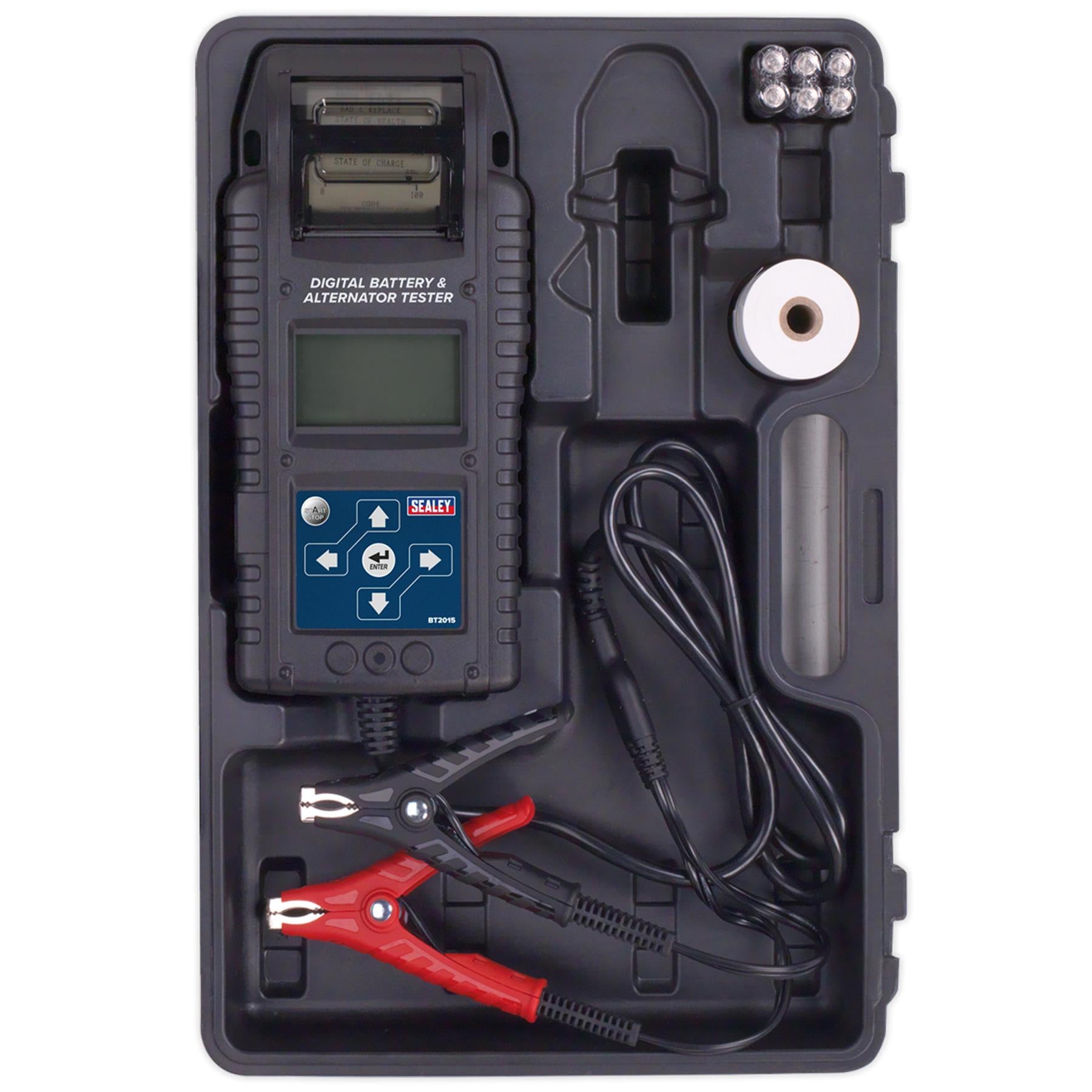 Sealey Digital Start/Stop Battery & Alternator Tester with Printer 6/12/24V