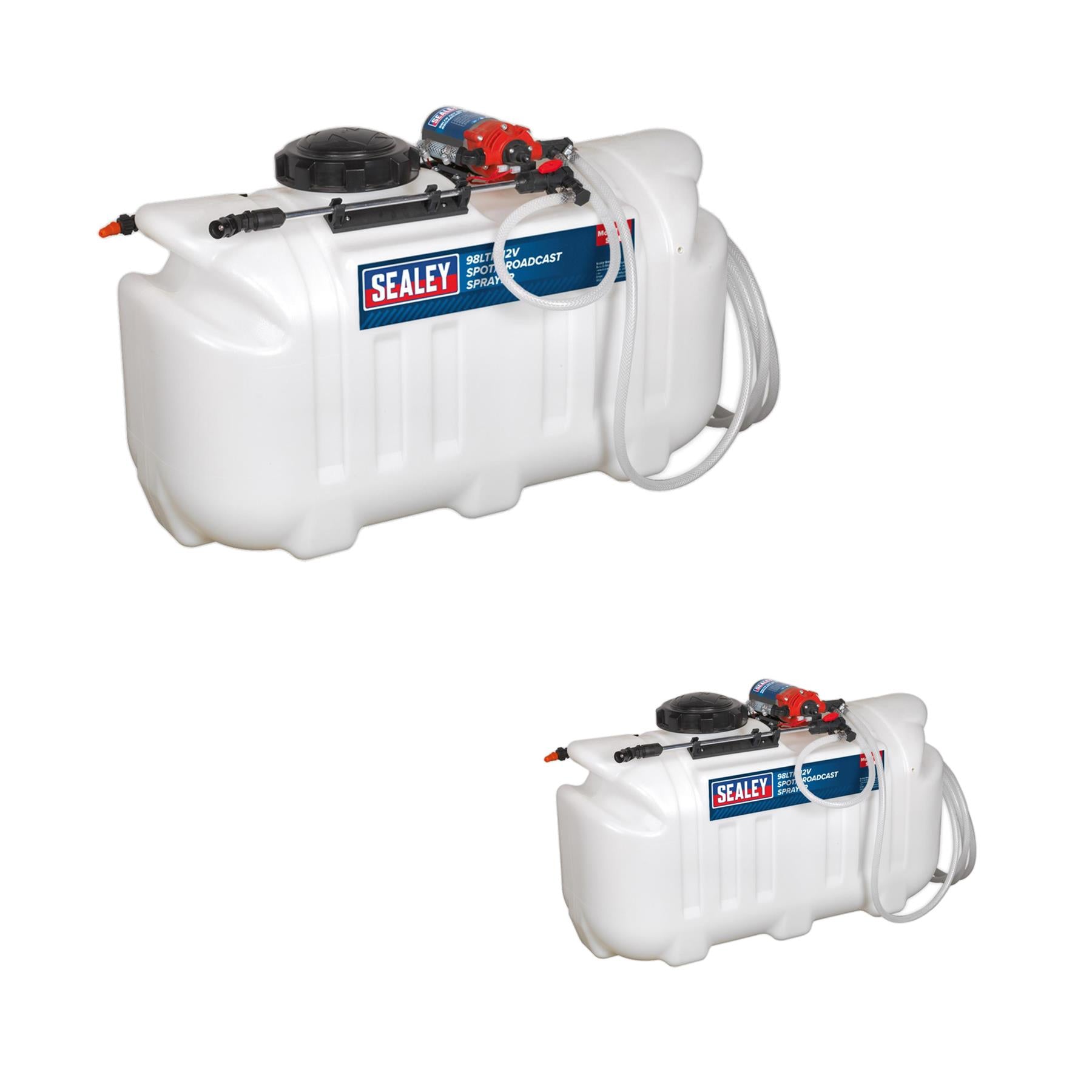 Sealey Broadcast/Spot Sprayer 98L 12V Quality Work Tools