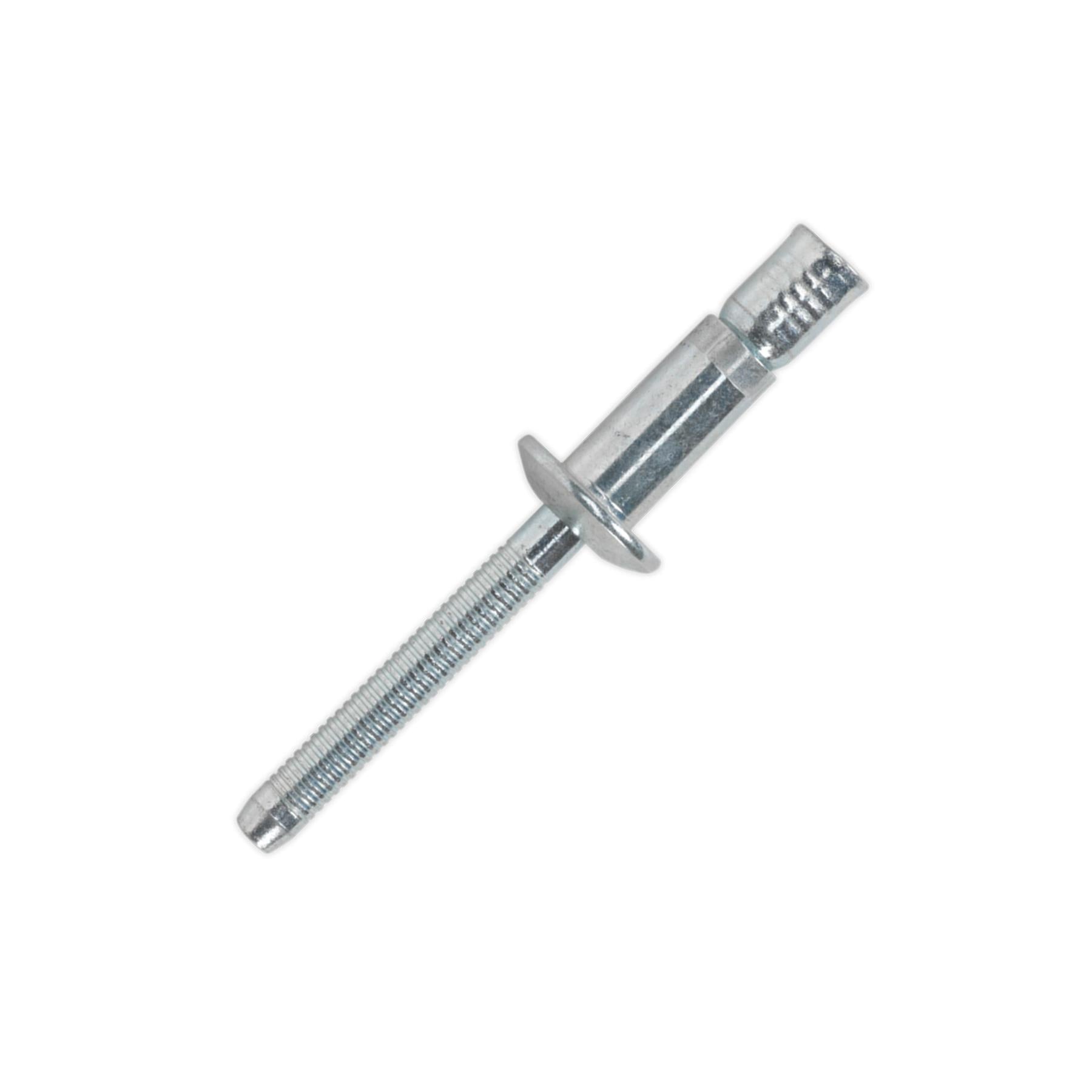 Sealey Steel Structural Rivet Zinc Plated 6.3 x 32mm Pack of 100