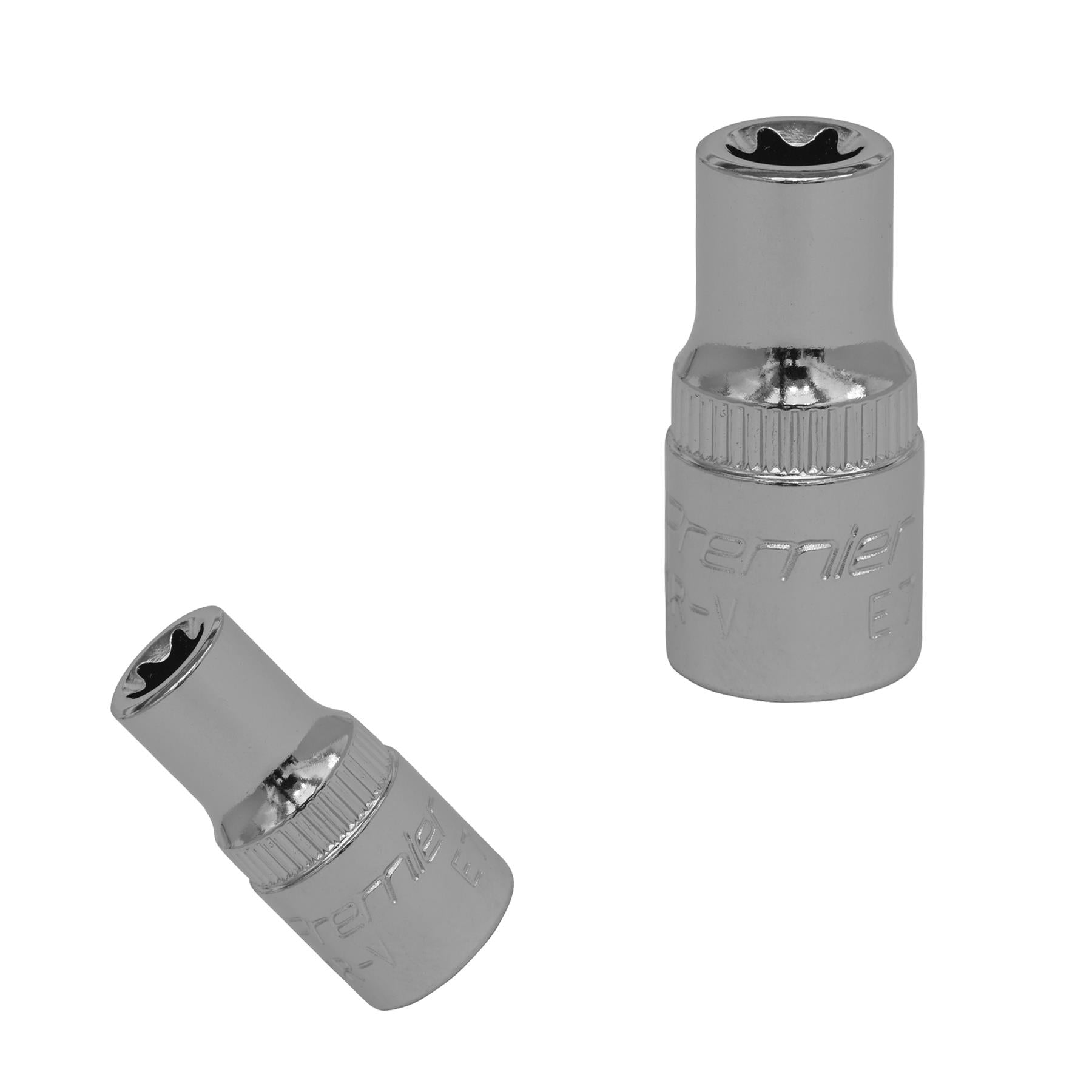Sealey TRX-Star* Socket E7 1/4"Sq Drive Chrome Vanadium Steel