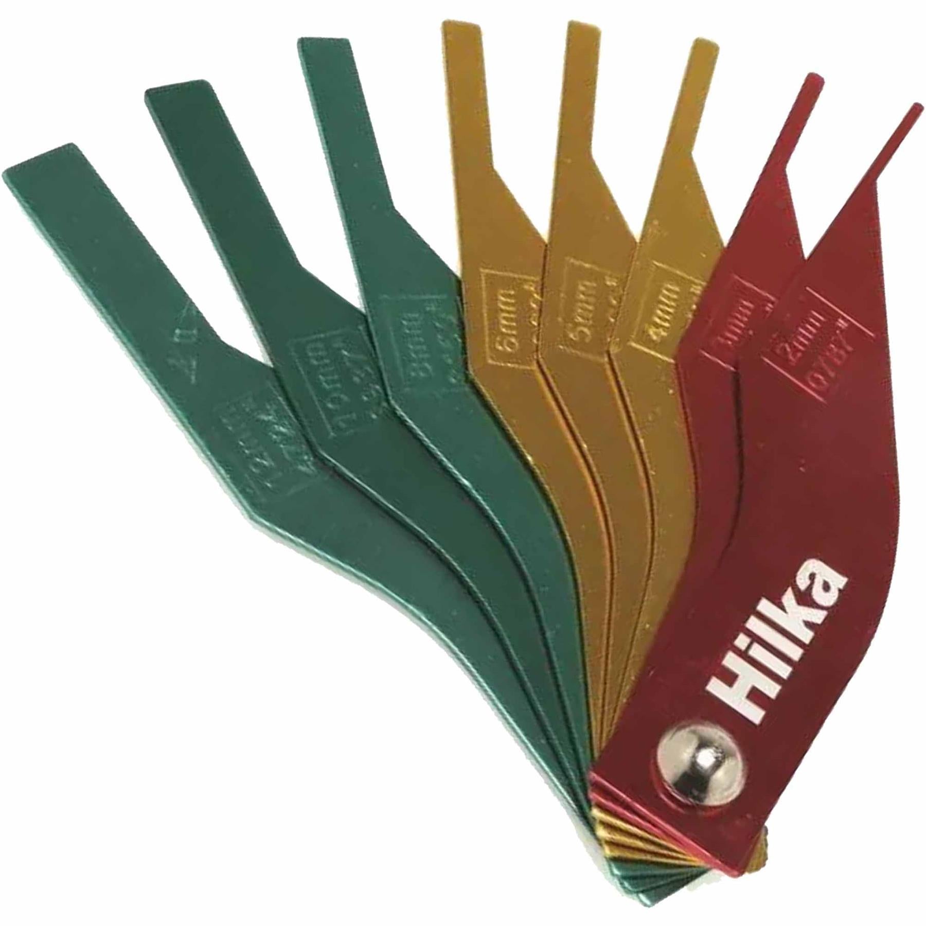 Brake Pad Thickness Gauge Thickness Measuring Brake Pad Gauge 2 - 12mm 8pc