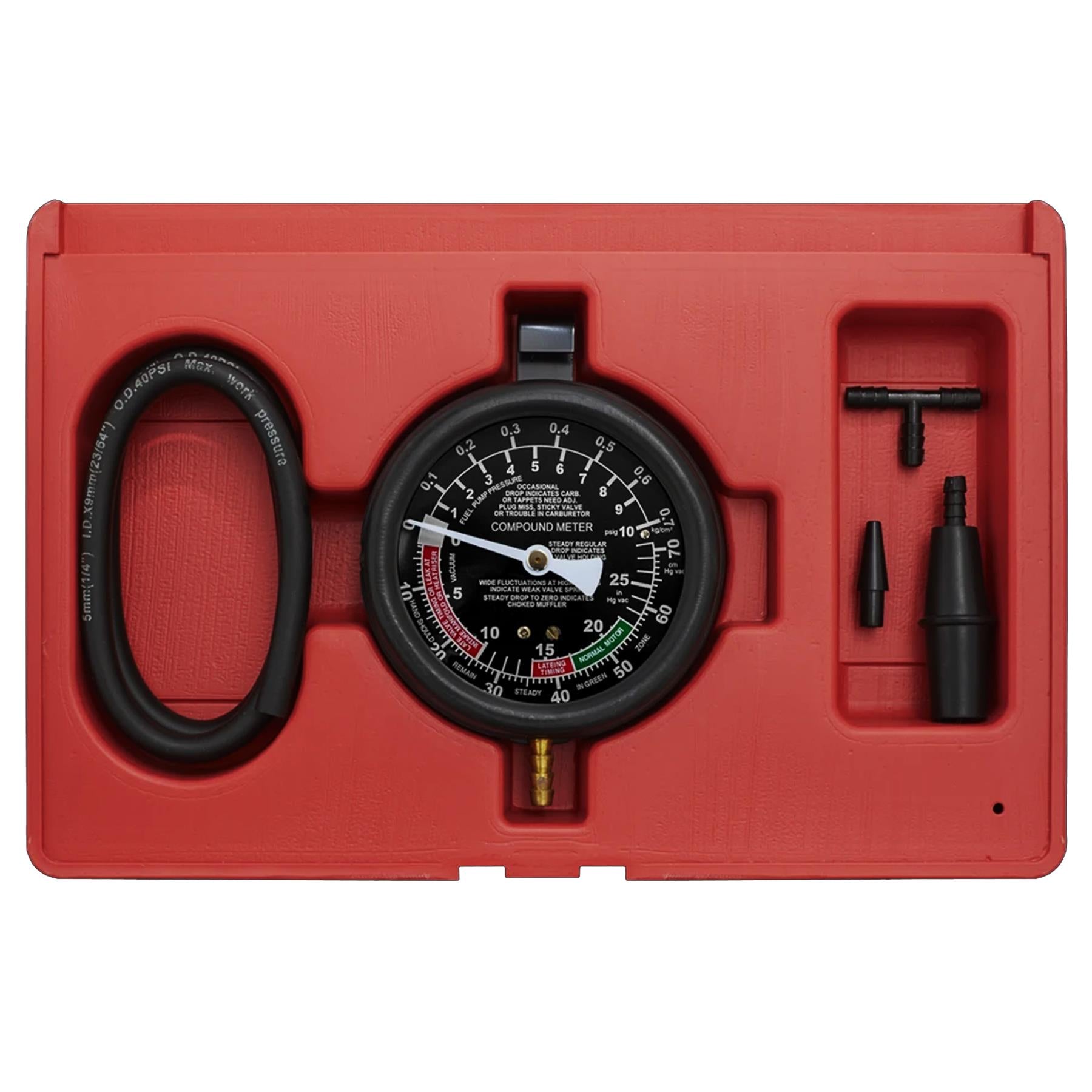 Vacuum & Fuel Pump Pressure Test Gauge Set.VSE952 Sealey