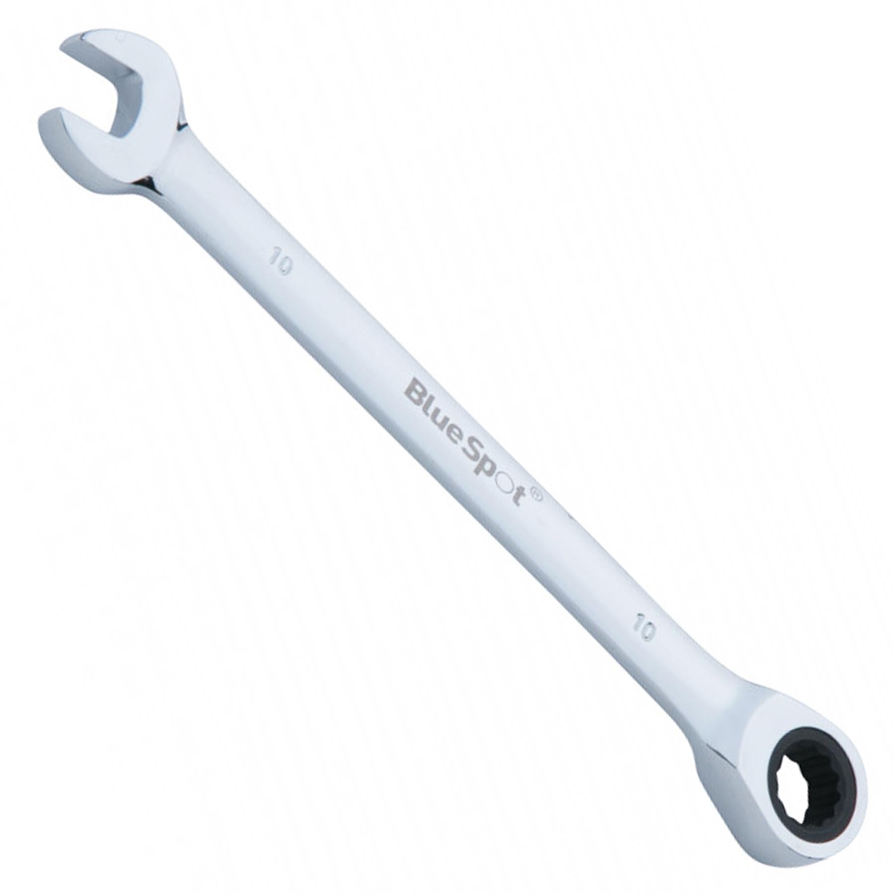 BlueSpot Ratchet Spanner Combination Flexible Head Wrench Metric 10mm