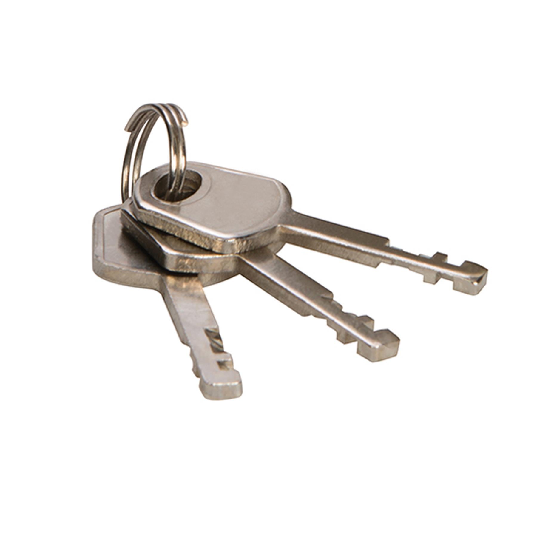 Heavy Duty 50mm Shackle Steel Padlock Long Home Office Safety Security 3 Keys
