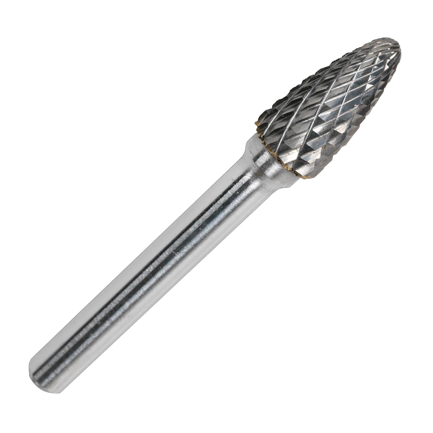 Sealey Tungsten Carbide Rotary Burr Arc Round Nose 10mm