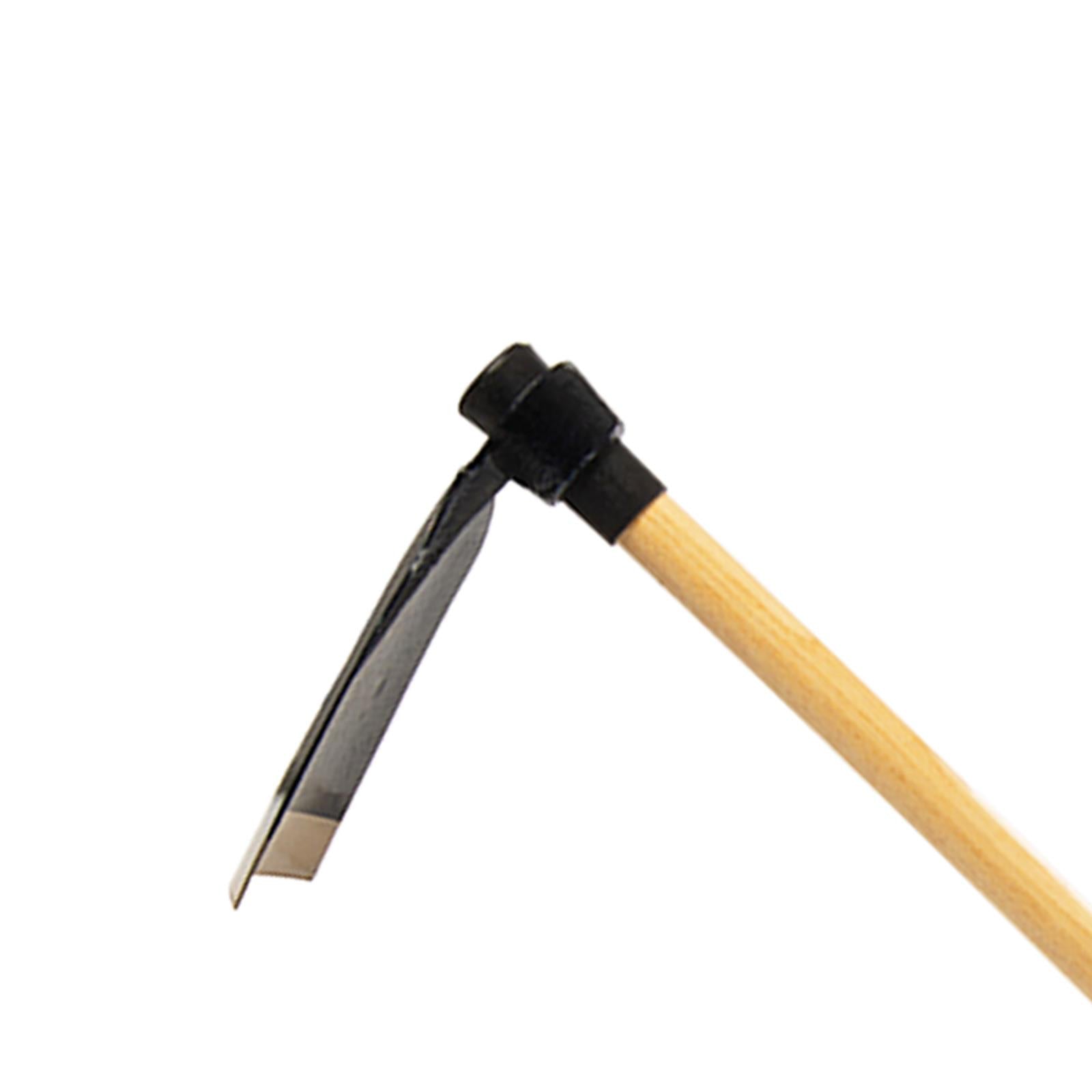 Heavy Duty Solid Steel Forged Steel Head Digging Hoe 1350mm Long Hardwood Handle Soil Garden