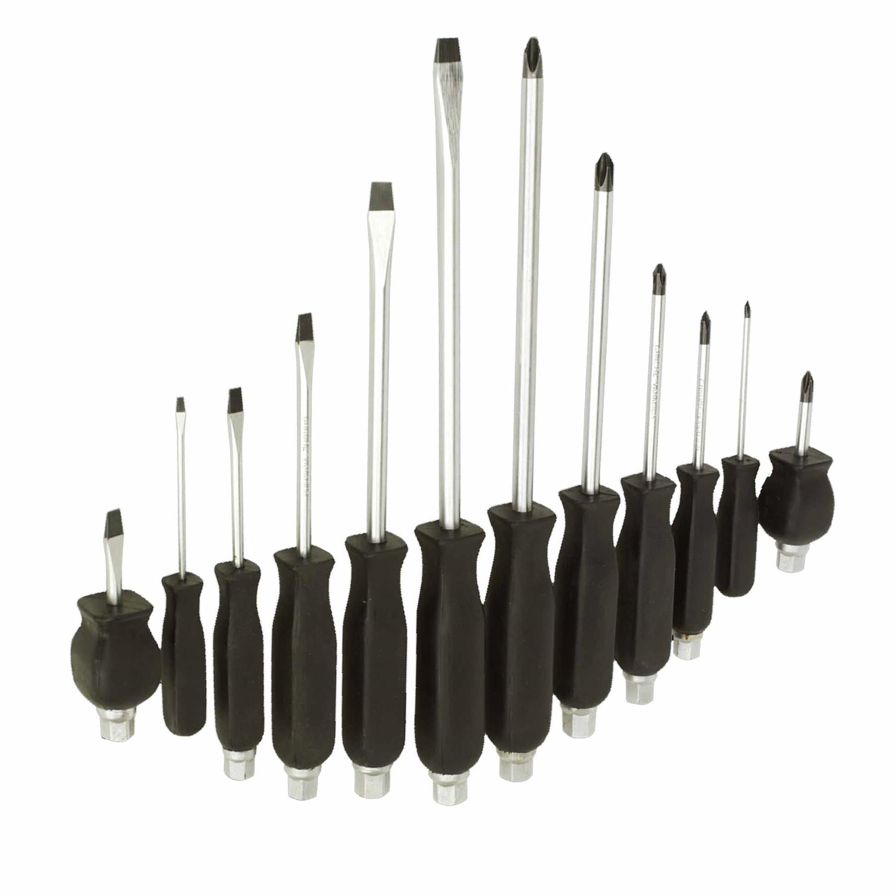 Sealey Screwdriver Set 12pc Hammer-Thru