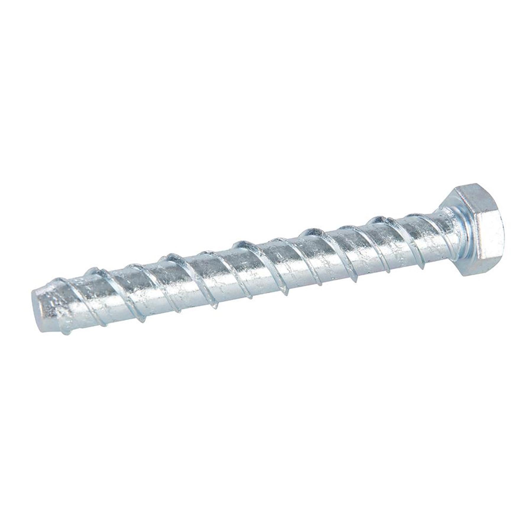 M12x100mm Concrete Masonry Bolts Hexagon Multi Fix Screwbolt Block Brick 10Pk