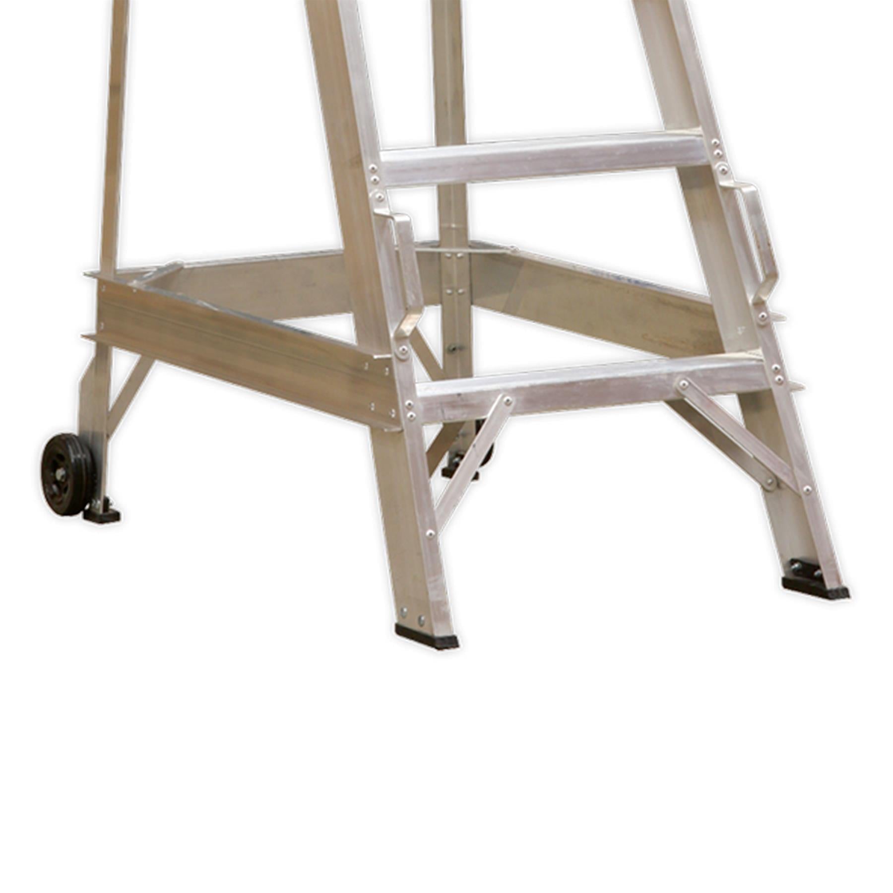 Sealey Warehouse Steps 7-Tread Non-Slip Safety Hand Rails