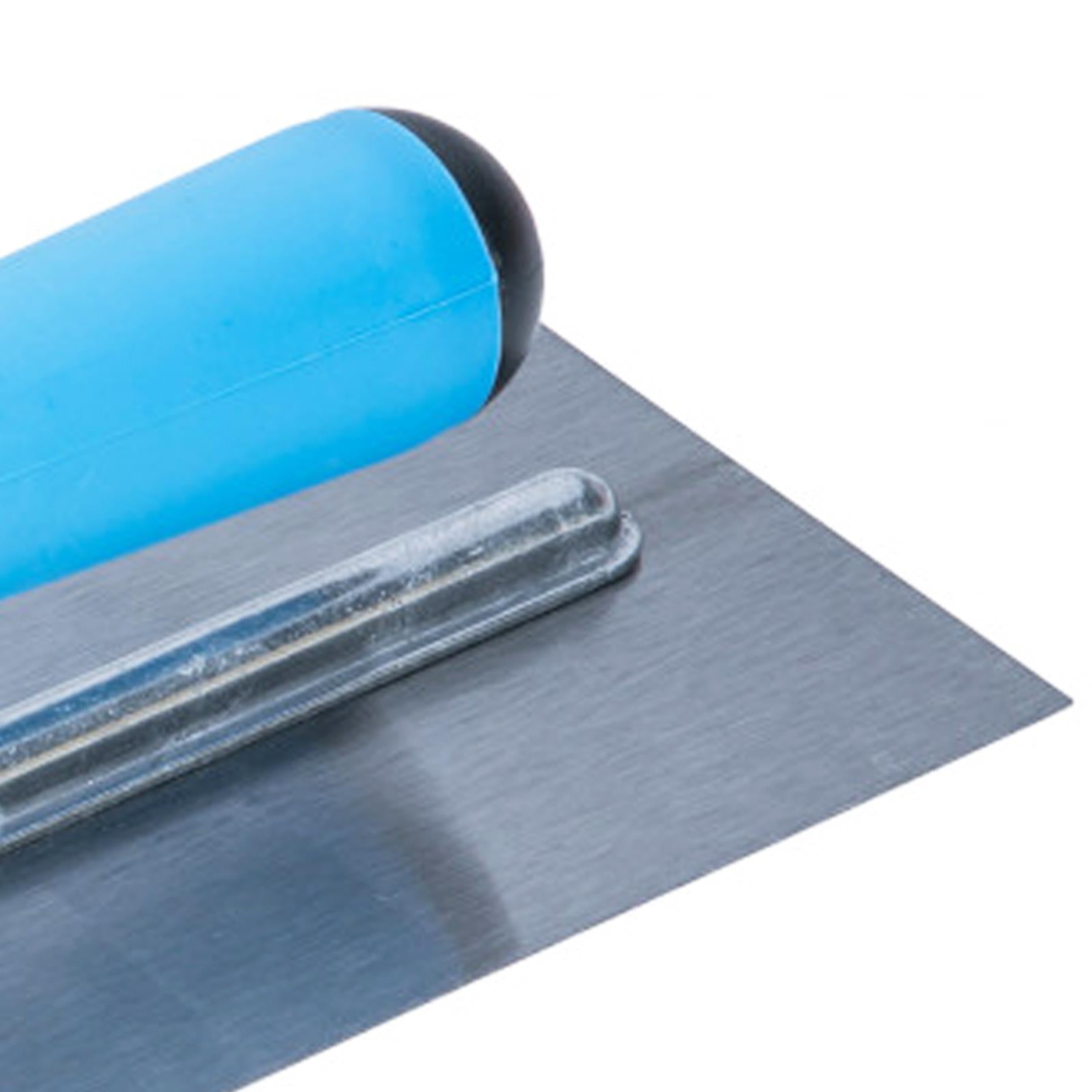 BlueSpot 11" 280mm Tilers Floor 6mm Square Notch Adhesive Stainless Steel Trowel Soft Grip