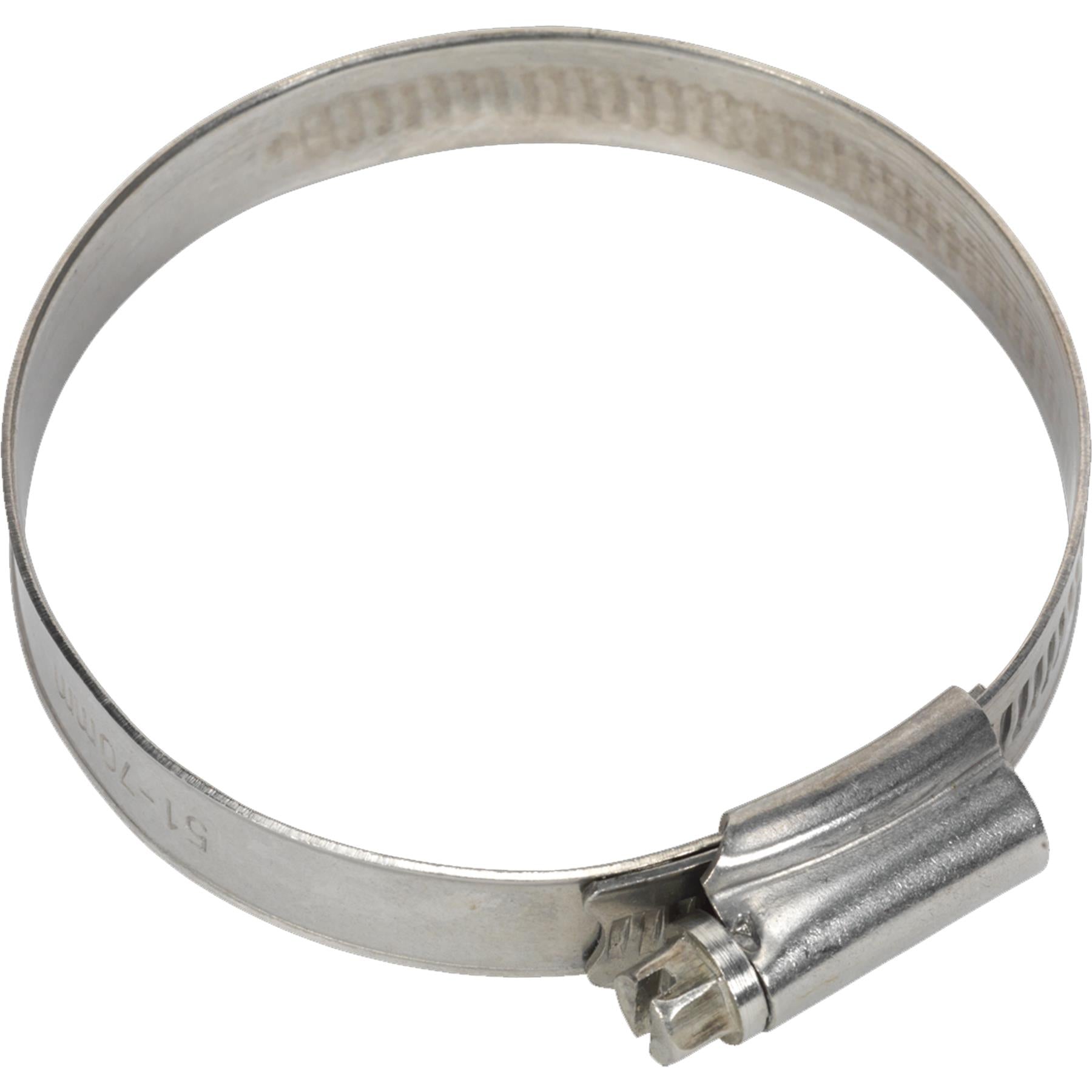 Sealey Hose Clip Stainless Steel 51-70mm Pack of 10