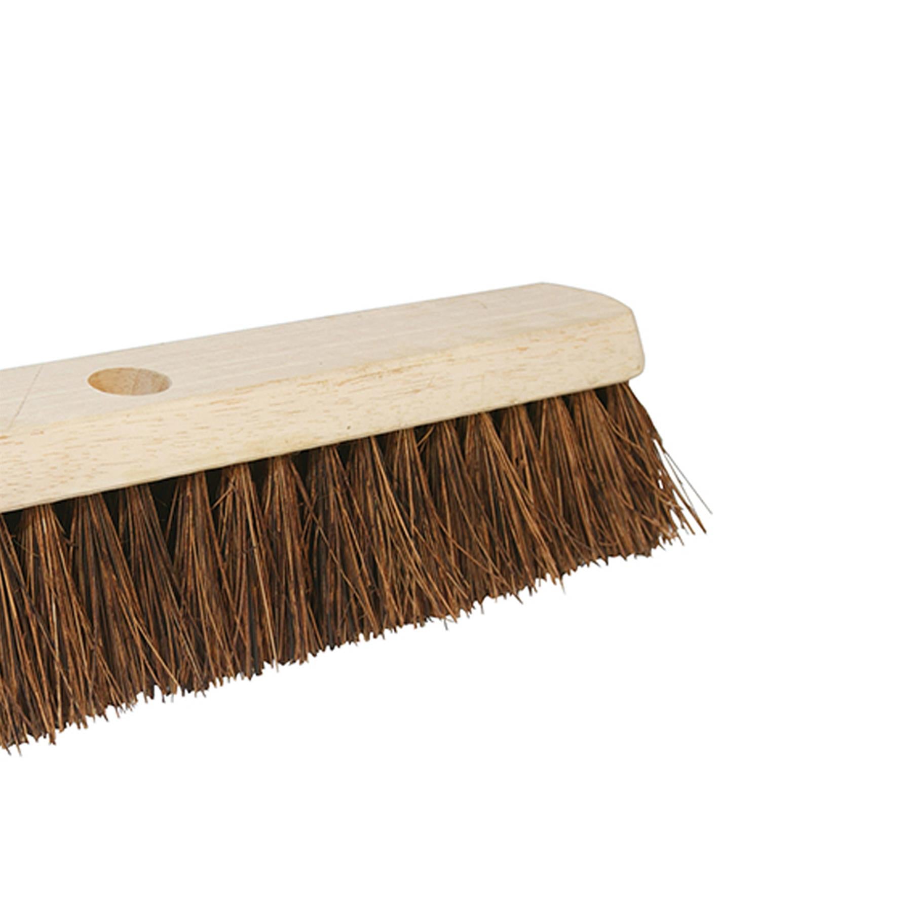 BRUSH BRUSHES BROOM BROOMS HEAD HEADS STIFF COCO BRISTLES SIZES 18"