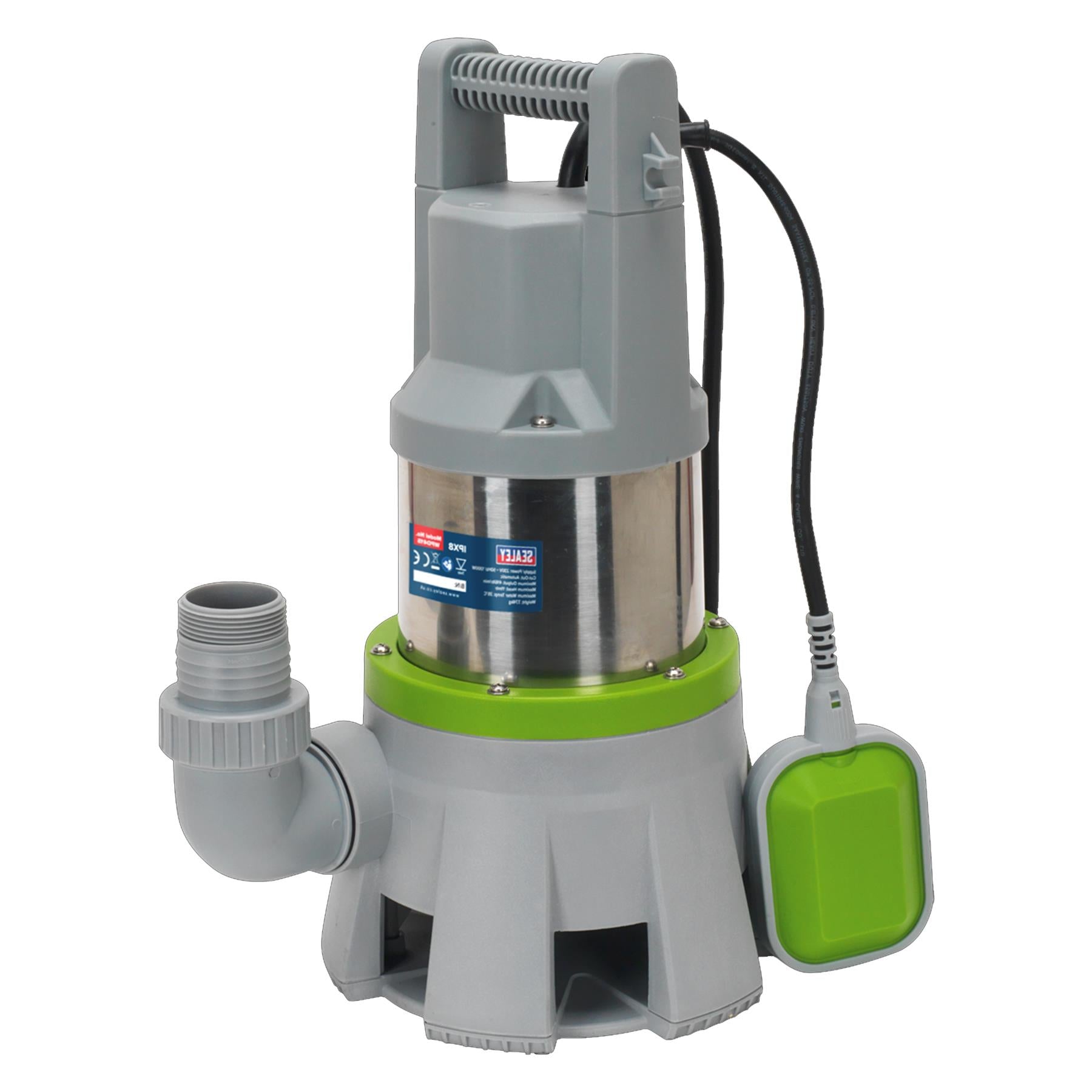 Sealey Submersible Stainless Dirty Water Pump Auto 417L/min 230V