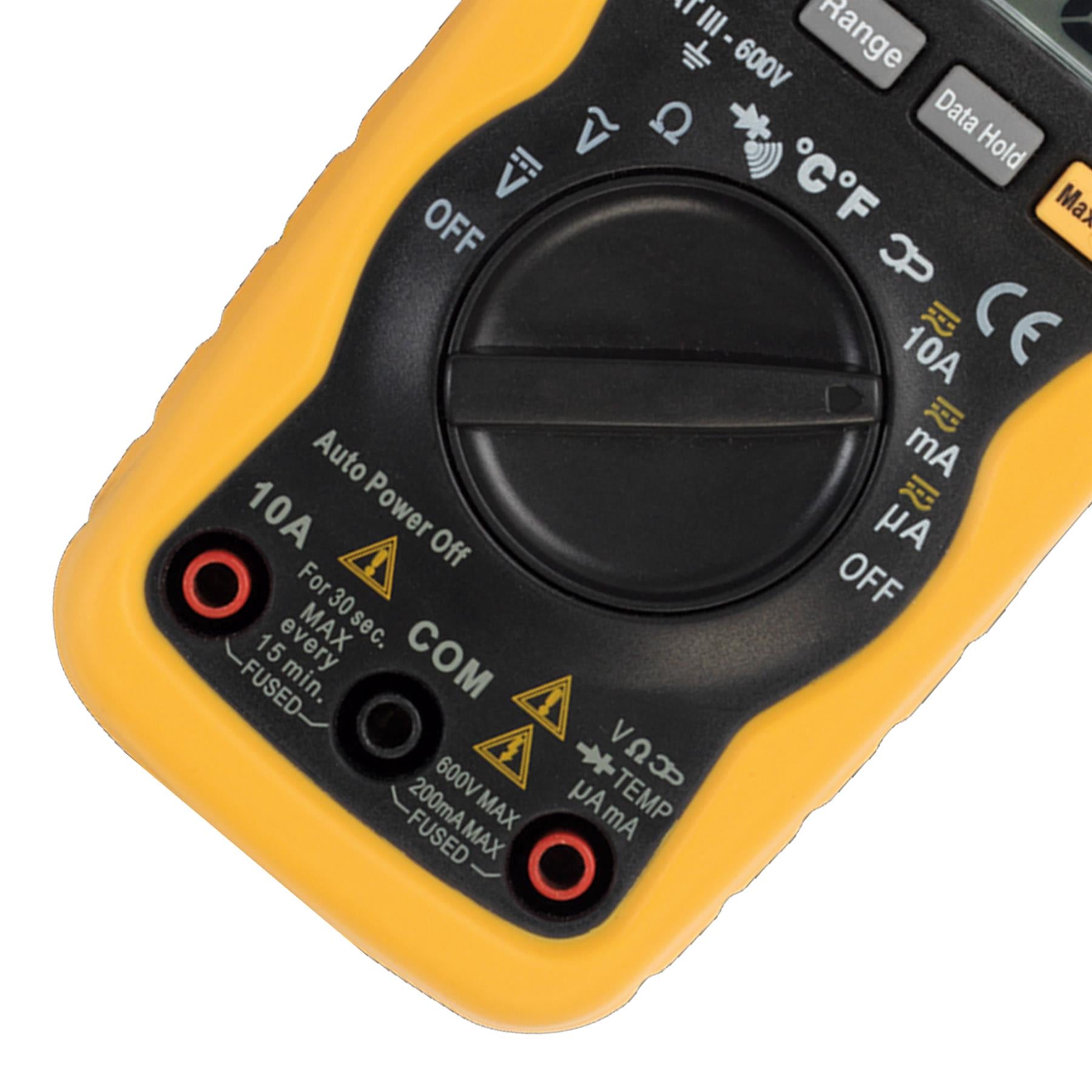Sealey Professional Auto-Ranging Digital Multimeter - 8-Function
