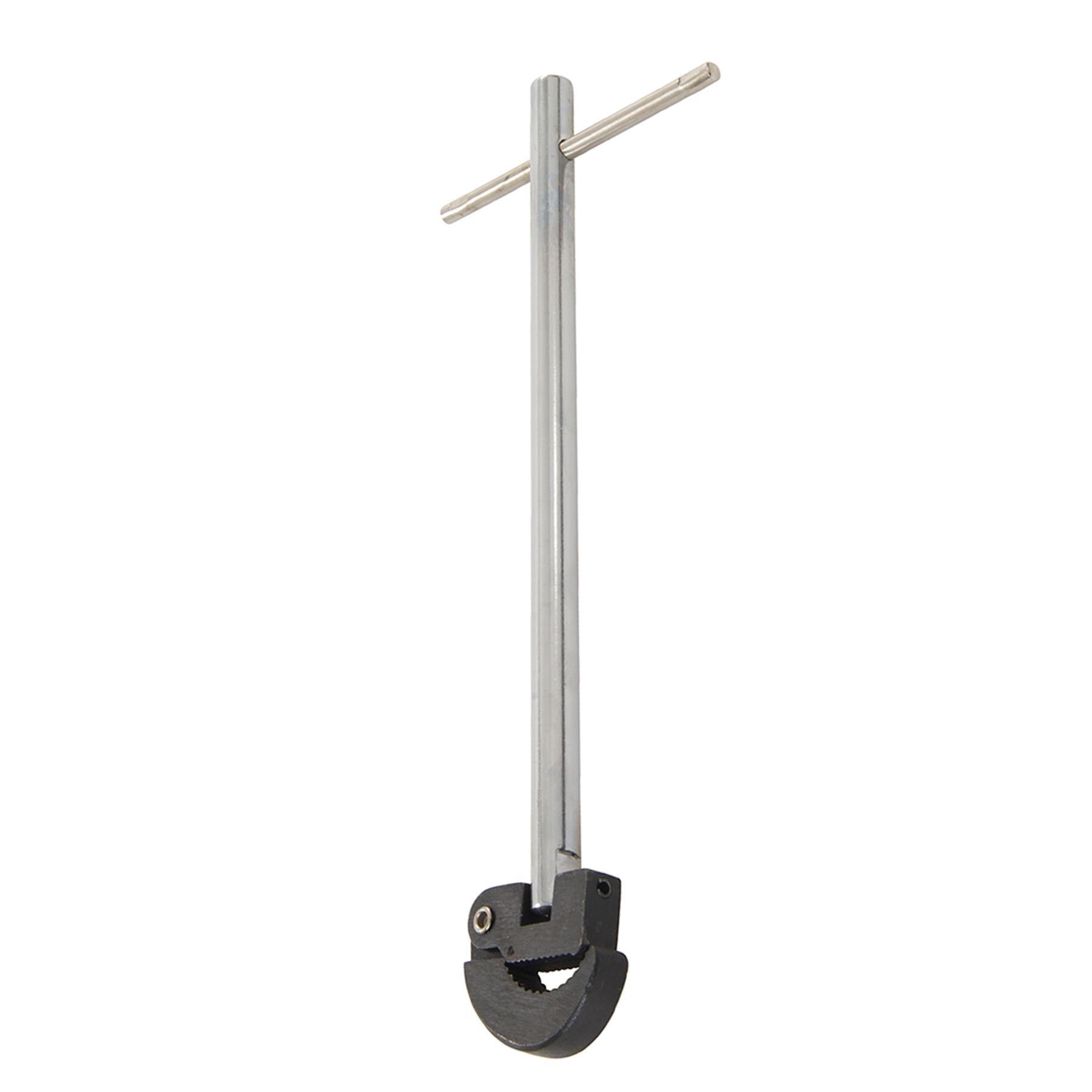 Adjustable Basin Wrench 280mm Hardened Steel Jaws And Adjustable Pivot Head