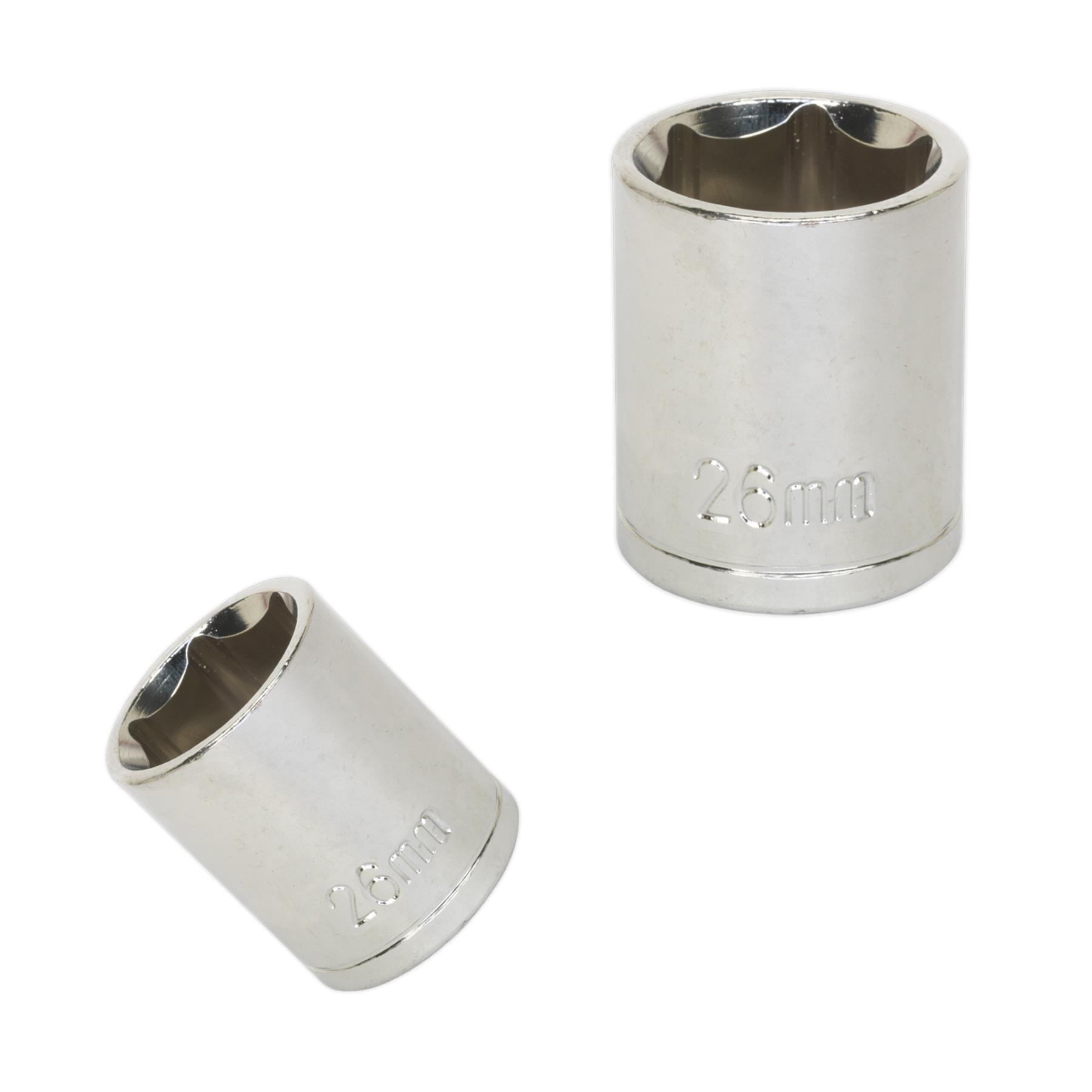 Sealey WallDrive Socket 26mm 1/2"Sq Drive