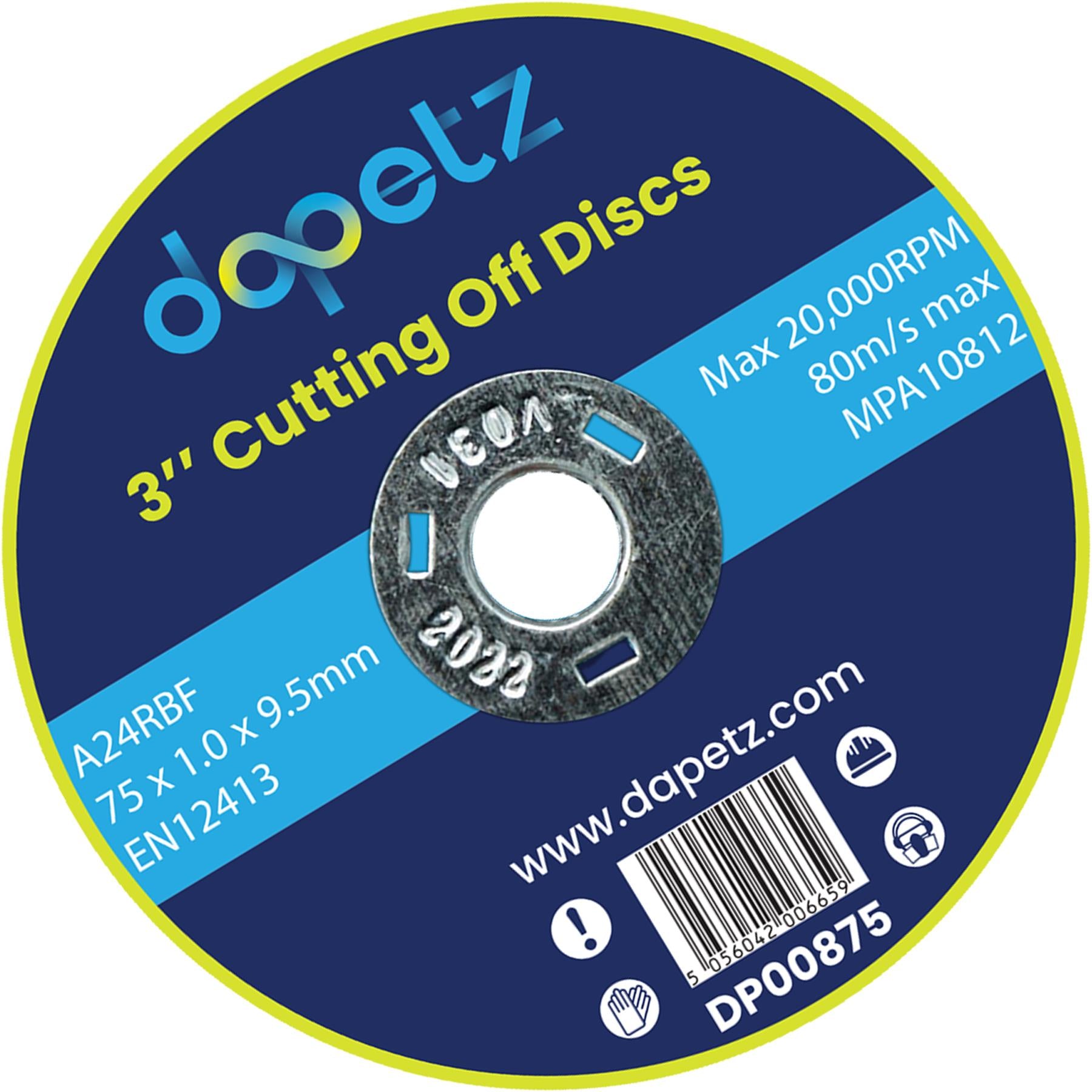 75mm ULTRA THIN METAL CUTTING BLADE DISC STEEL & STAINLESS ANGLE 20Pcs