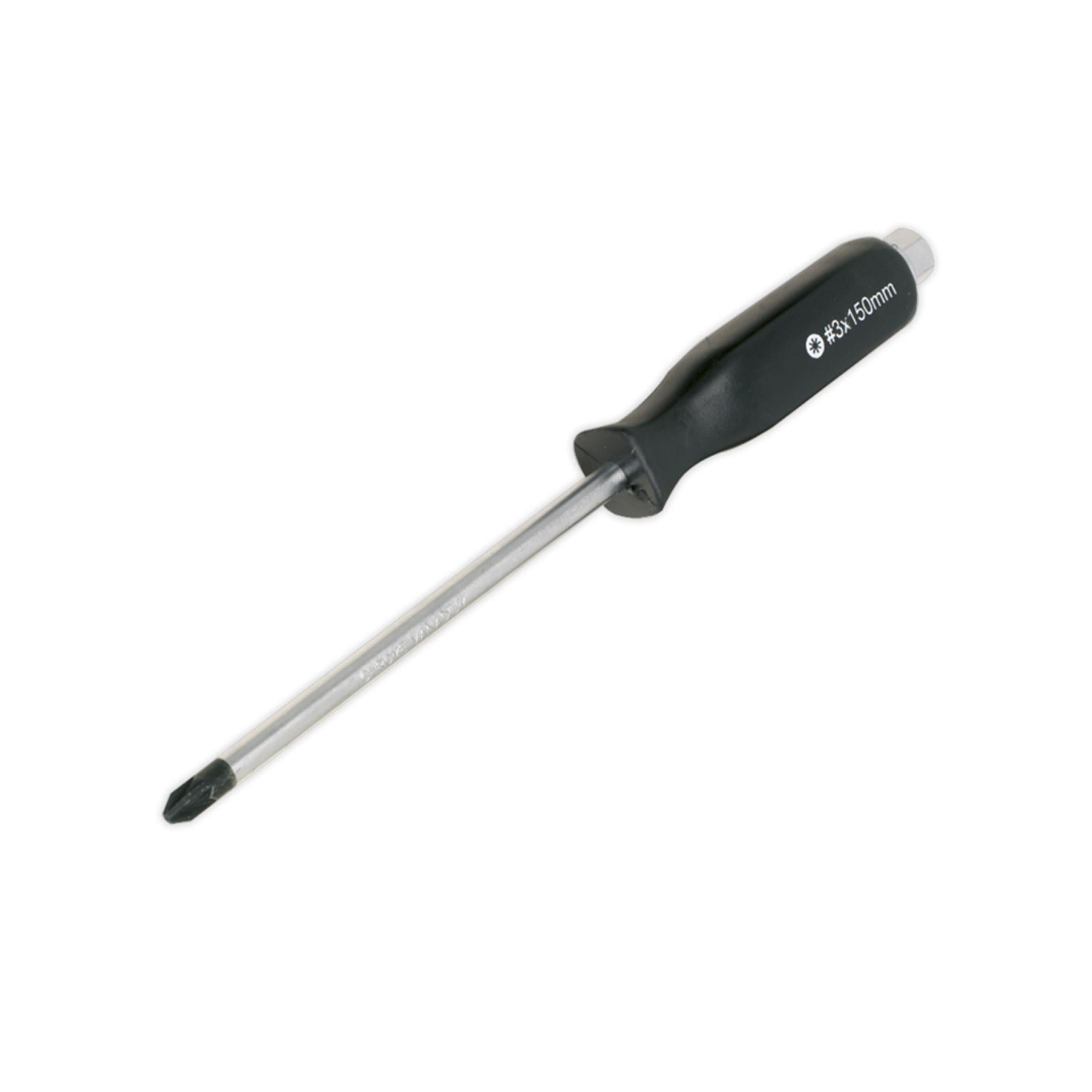 Sealey Screwdriver Set 6pc Hammer-Thru