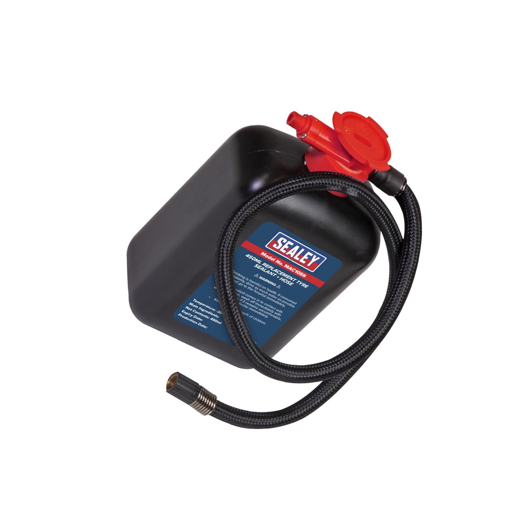 Sealey Replacement Tyre Sealant 450ml & Hose