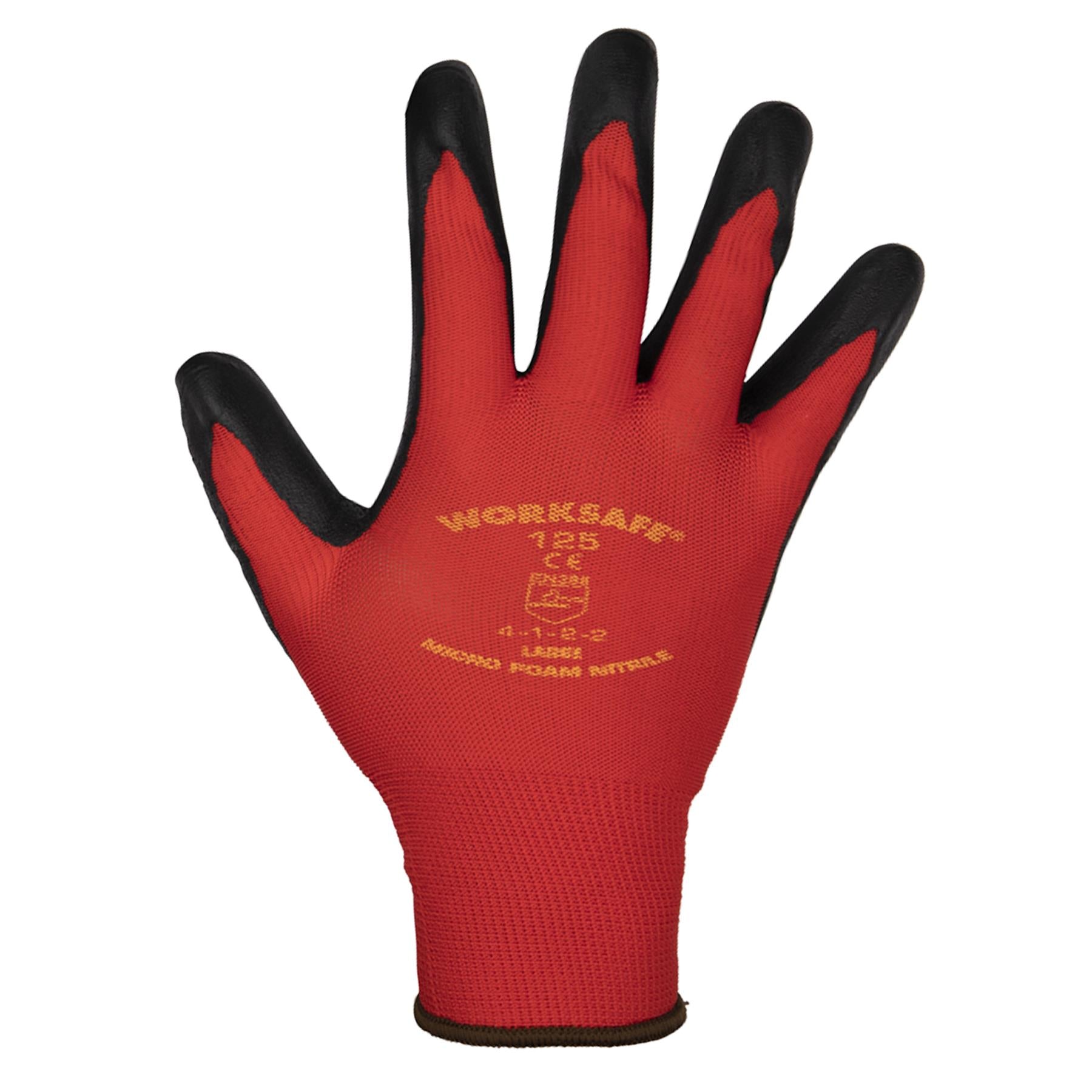 Sealey Flexi Grip Nitrile Palm Gloves (Large) - Pair