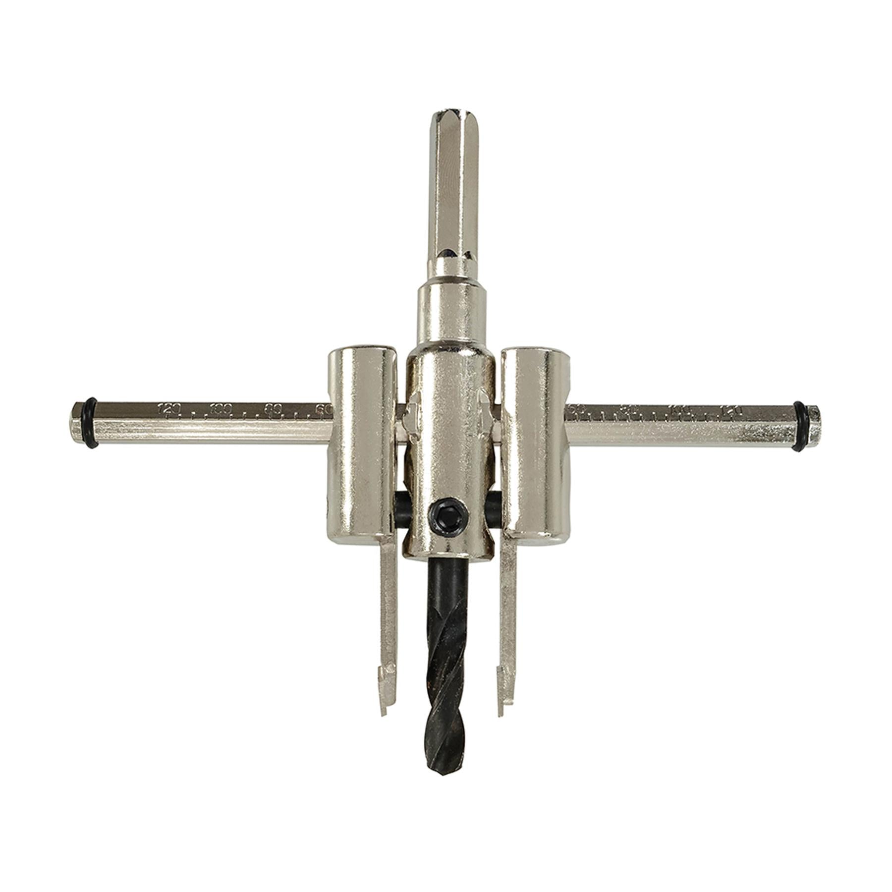 Adjustable Hole Cutter 30 - 120mm Cuts Holes Quickly And Easily Brand New