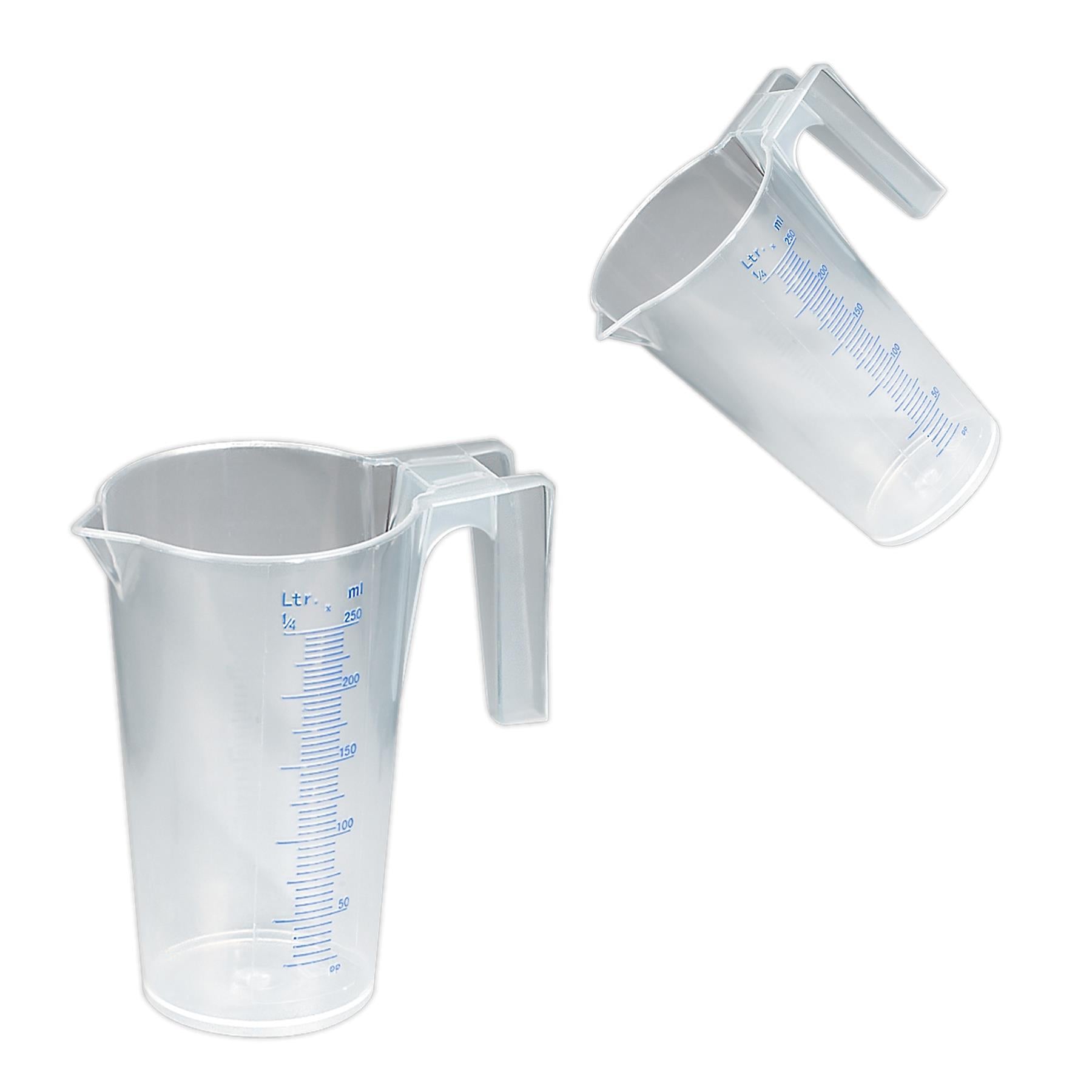 Sealey Measuring Jug Translucent 0.25L