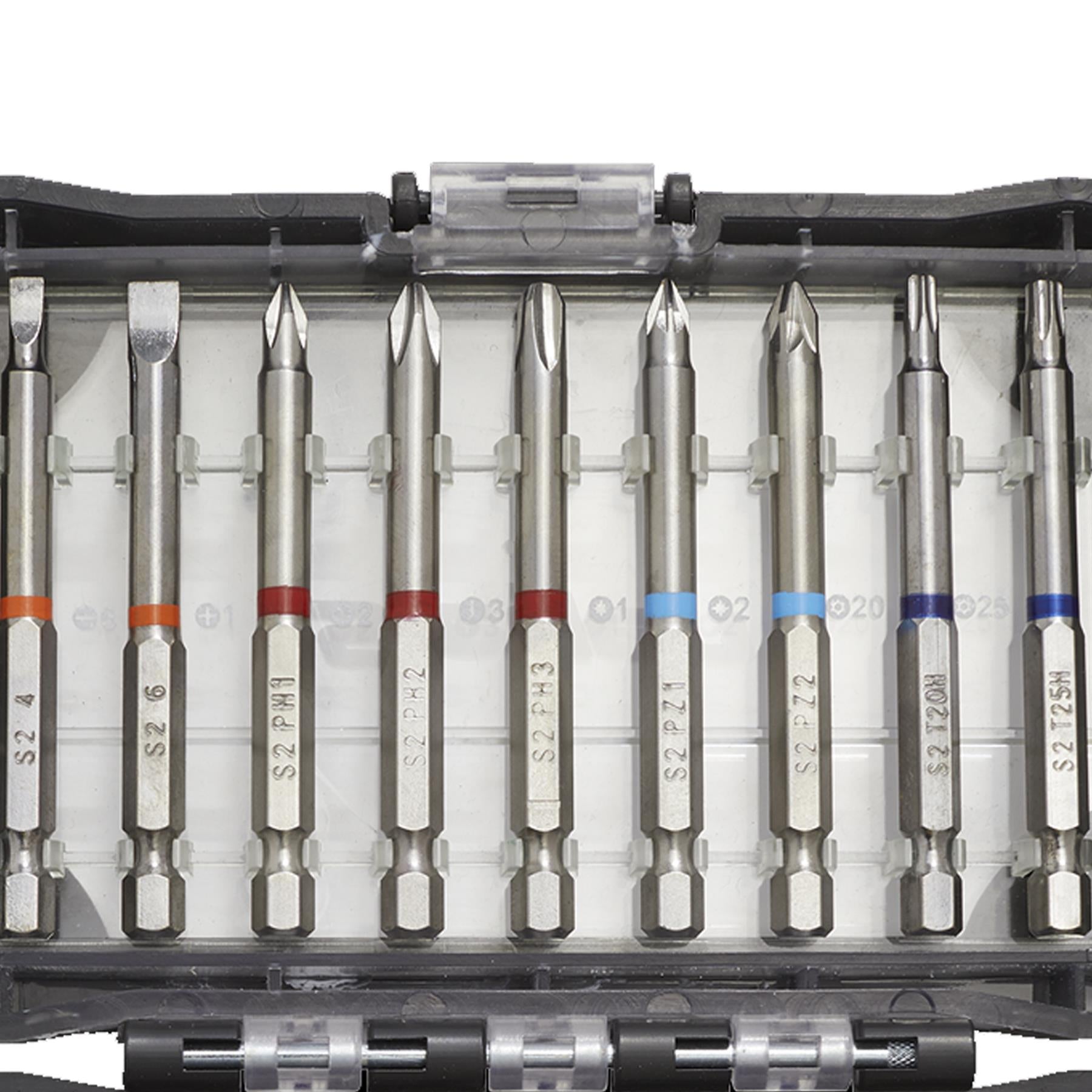 Sealey Power Tool Bit Set 71pc Colour-Coded S2