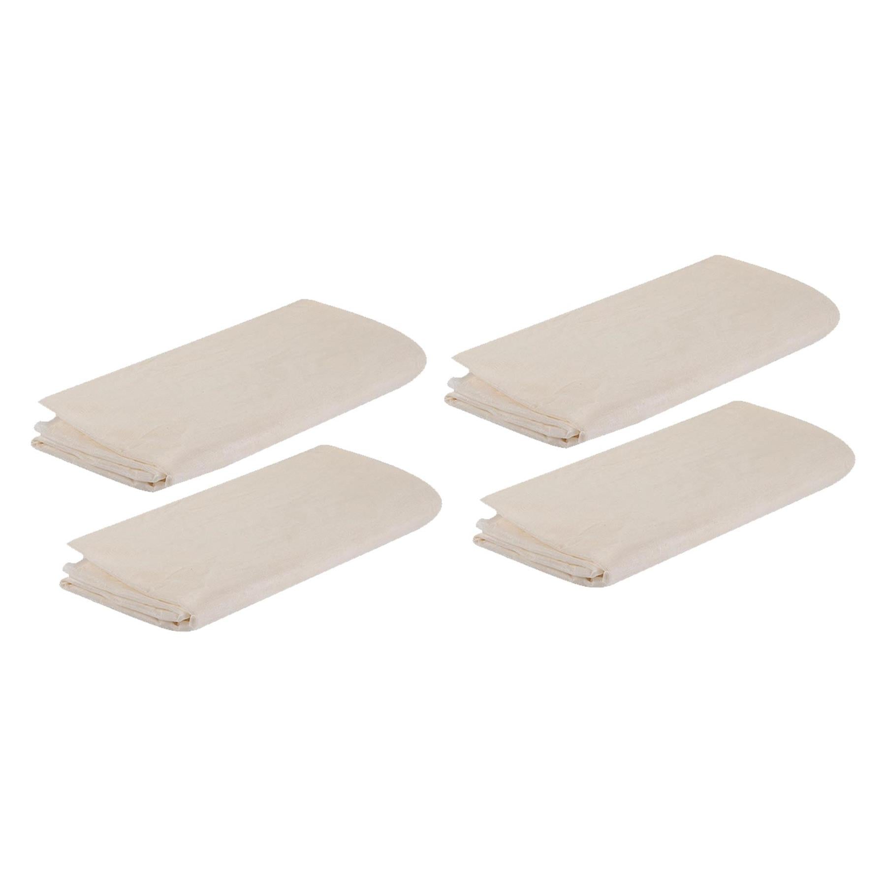 Heavy Duty 9' X 12' 100% Cotton Twill Professional Decorating 4 Pcs Large Dust Sheets