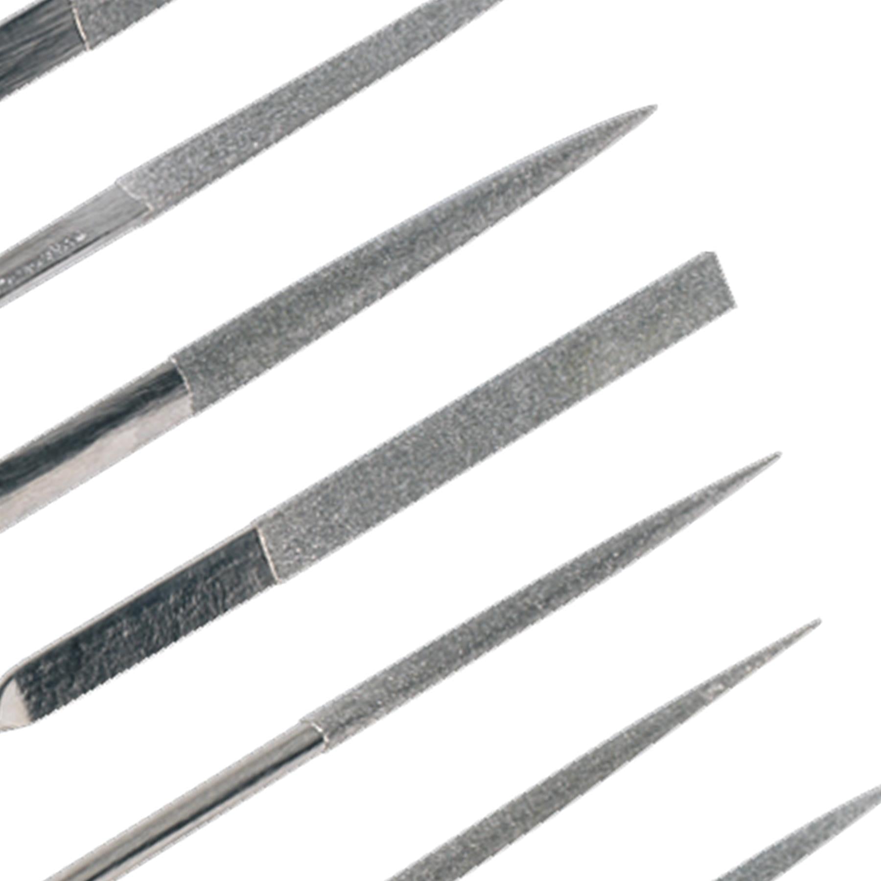 Sealey Diamond Needle File Set 10pc Extra comfort Lifetime guarantee