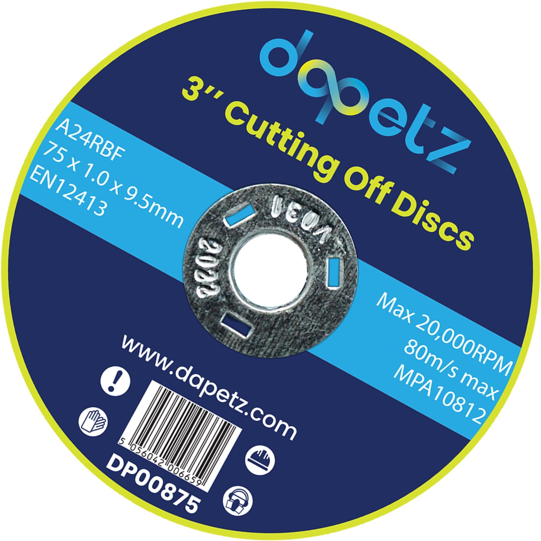 75mm ULTRA THIN METAL CUTTING BLADE DISC STEEL & STAINLESS ANGLE 20Pcs