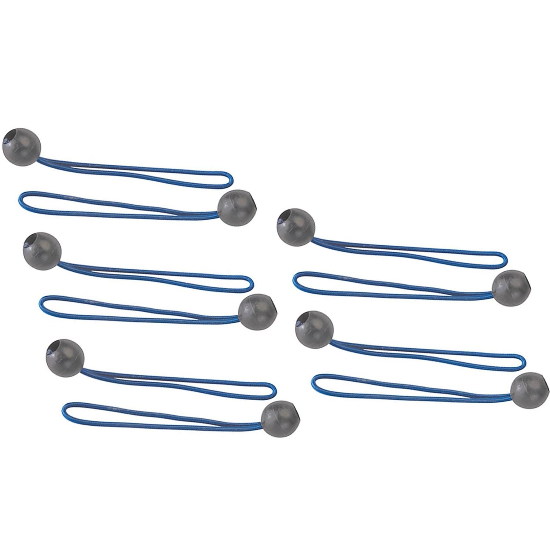 10Pk Tarpaulin Ball Bungees 175mm Stretches To 300mm Length Ball Dia 29mm