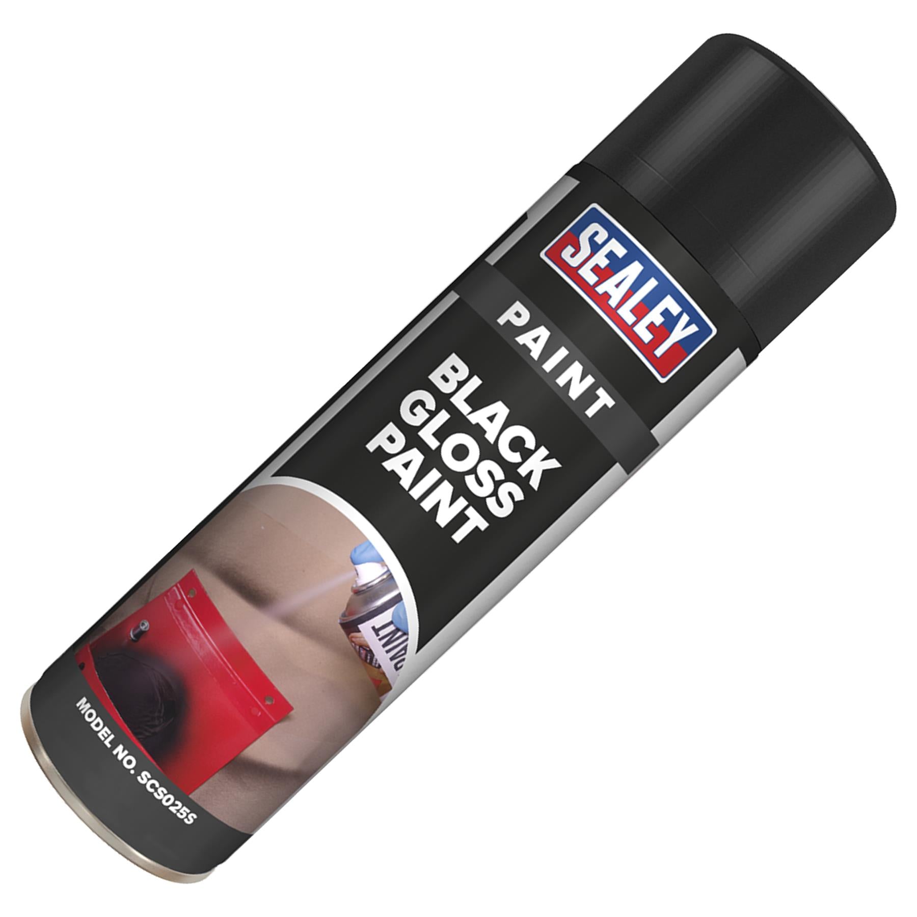 Sealey Black Gloss Paint 500ml Single
