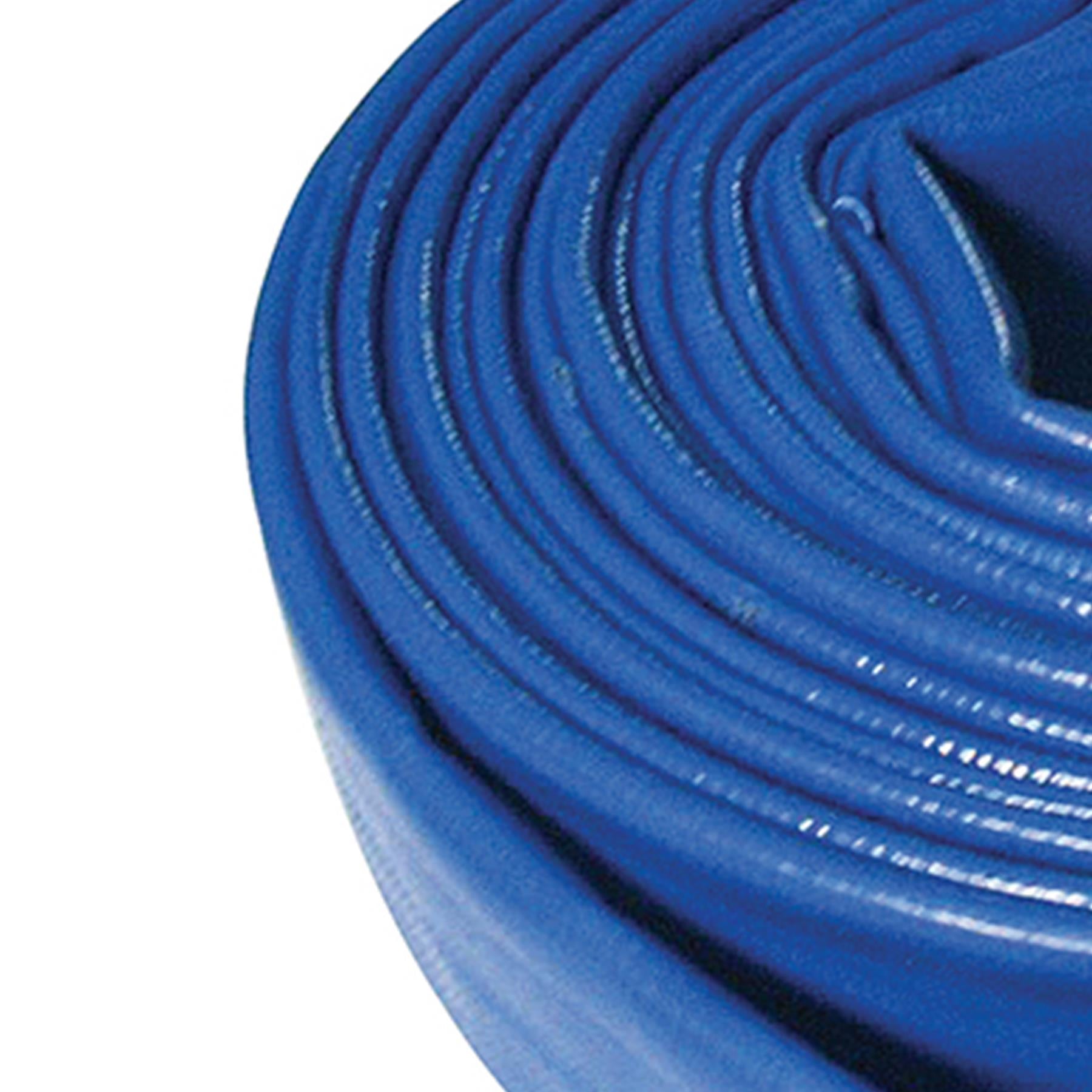 Blue Layflat Water Delivery Hose 10M X 32mm Discharge Pump Irrigation