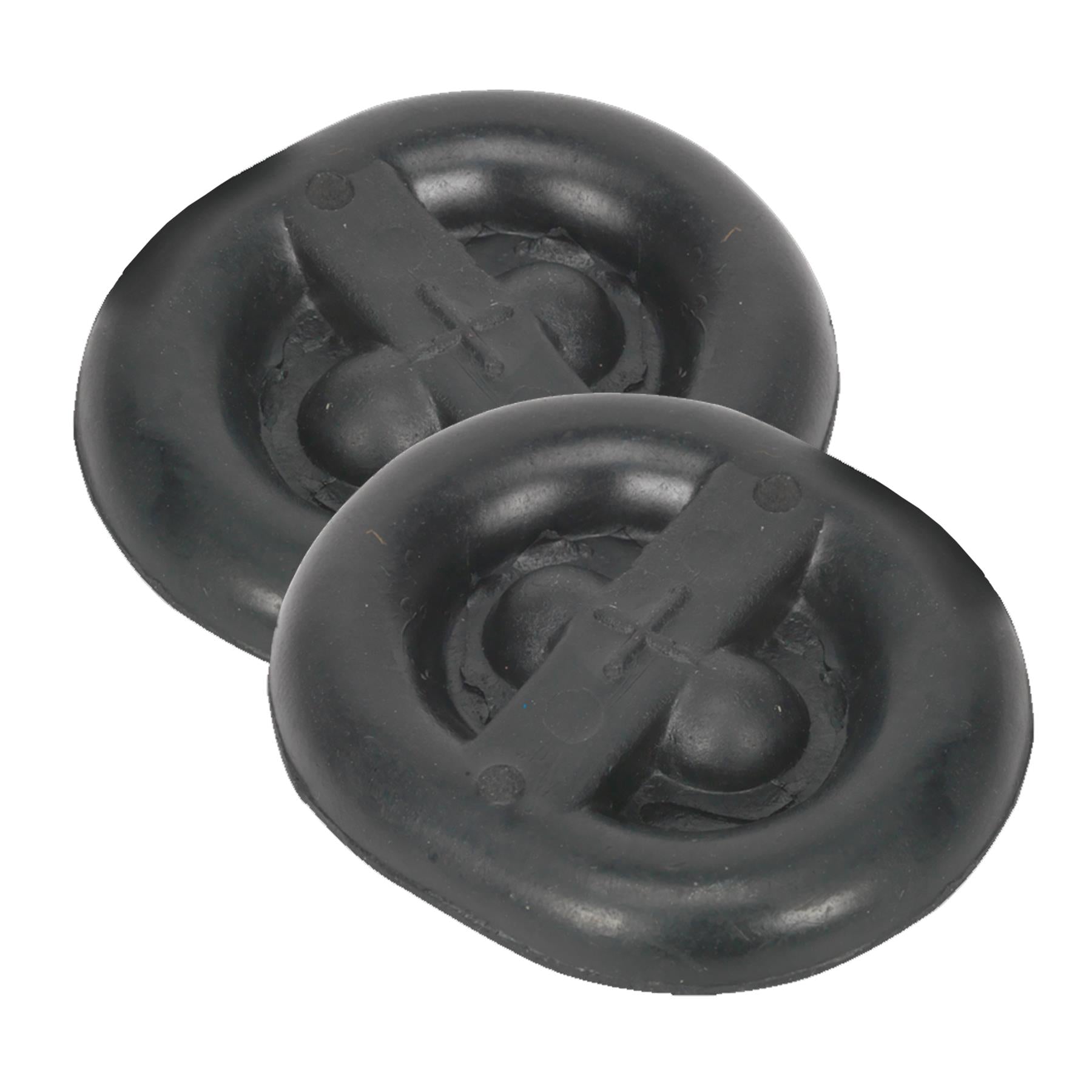 Sealey Exhaust Mounting Rubbers - L62 x D54 x H13.5 (Pack of 2)